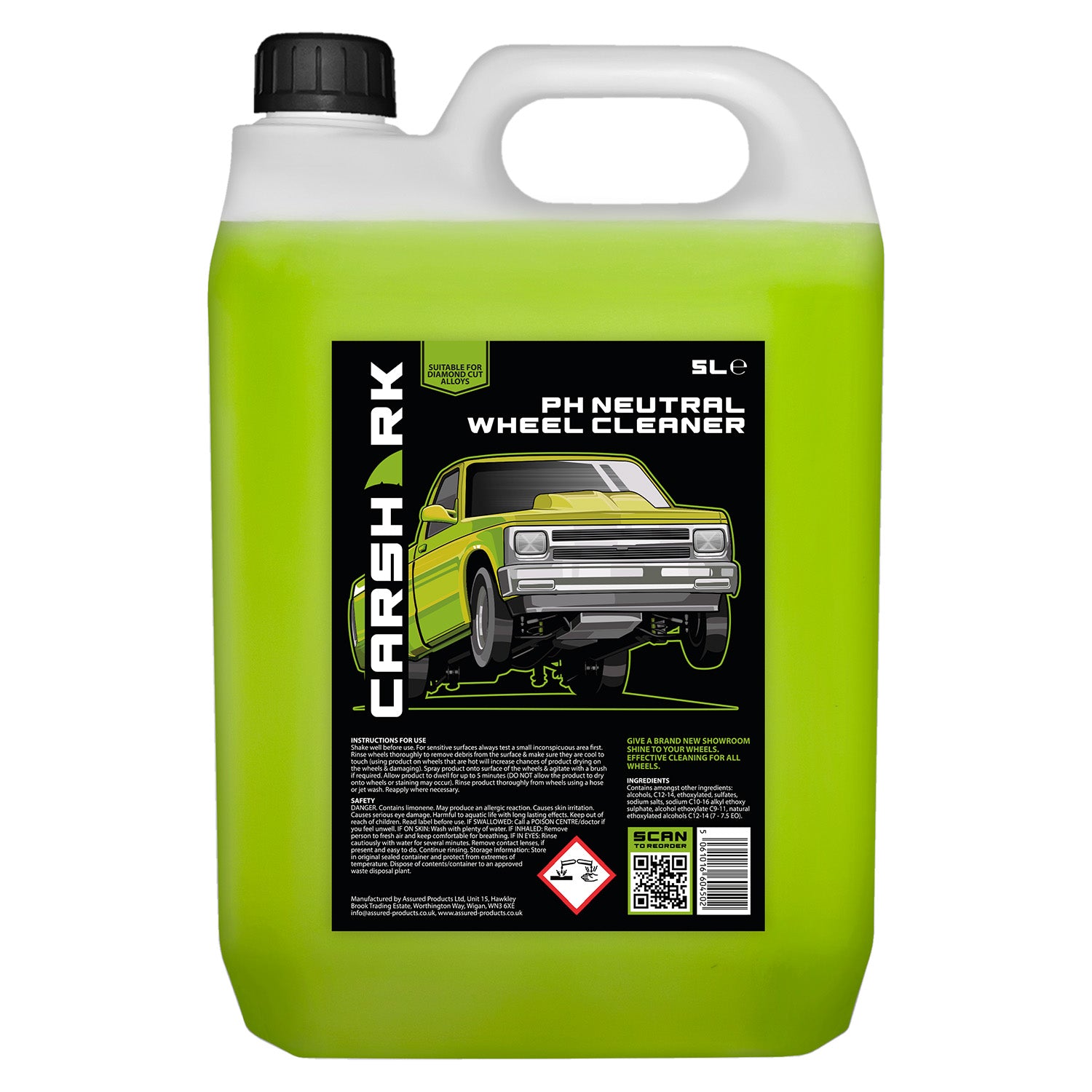 CARSHARK PH Neutral Wheel Cleaner 5 Litre