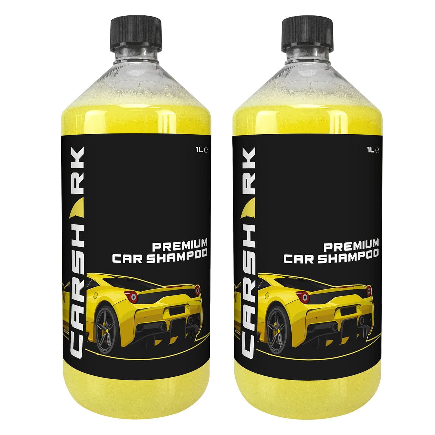 CARSHARK Premium Car Shampoo 2 x 1 Litre Concentrate