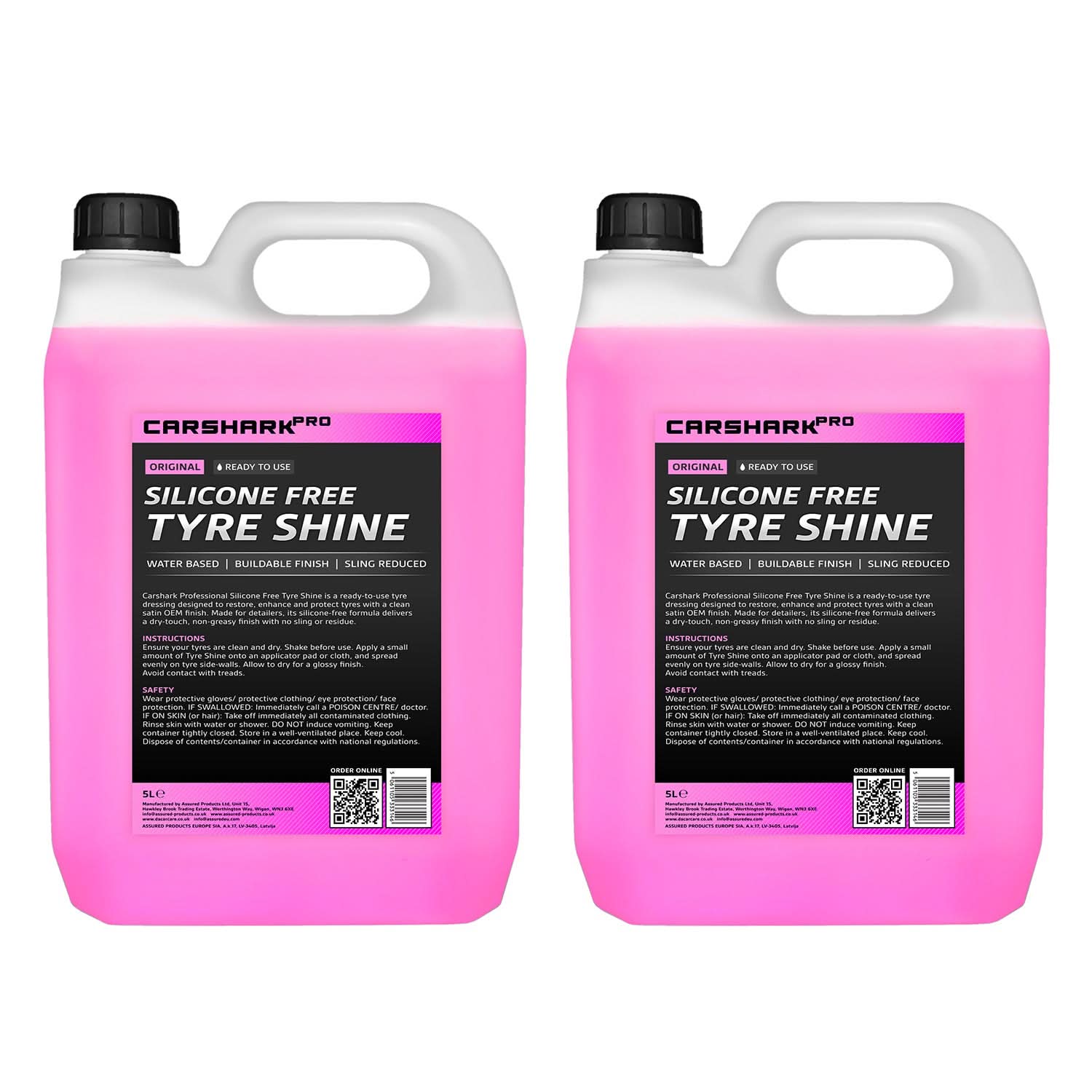 CARSHARK Pro Silicone Free Tyre Shine