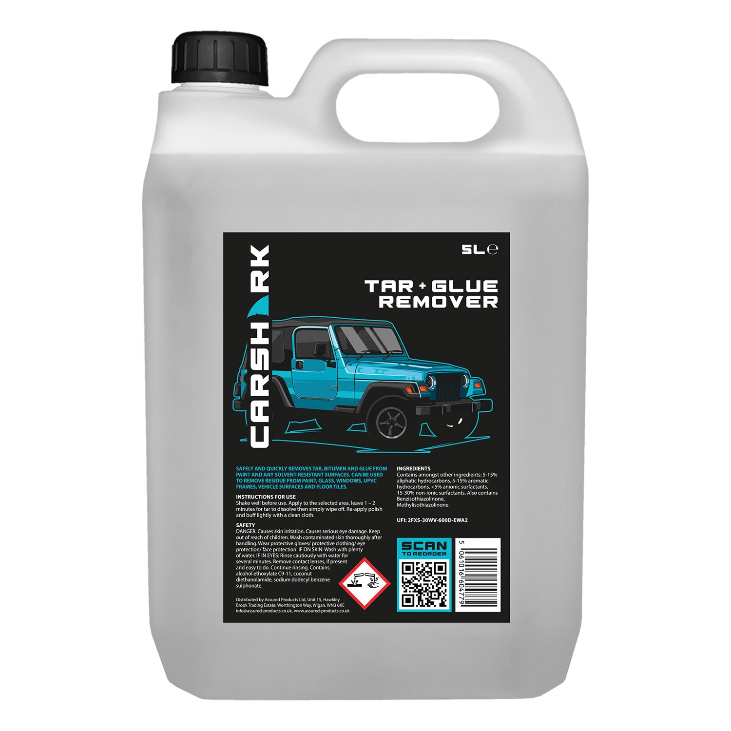 CARSHARK Tar and Glue Remover 5 L