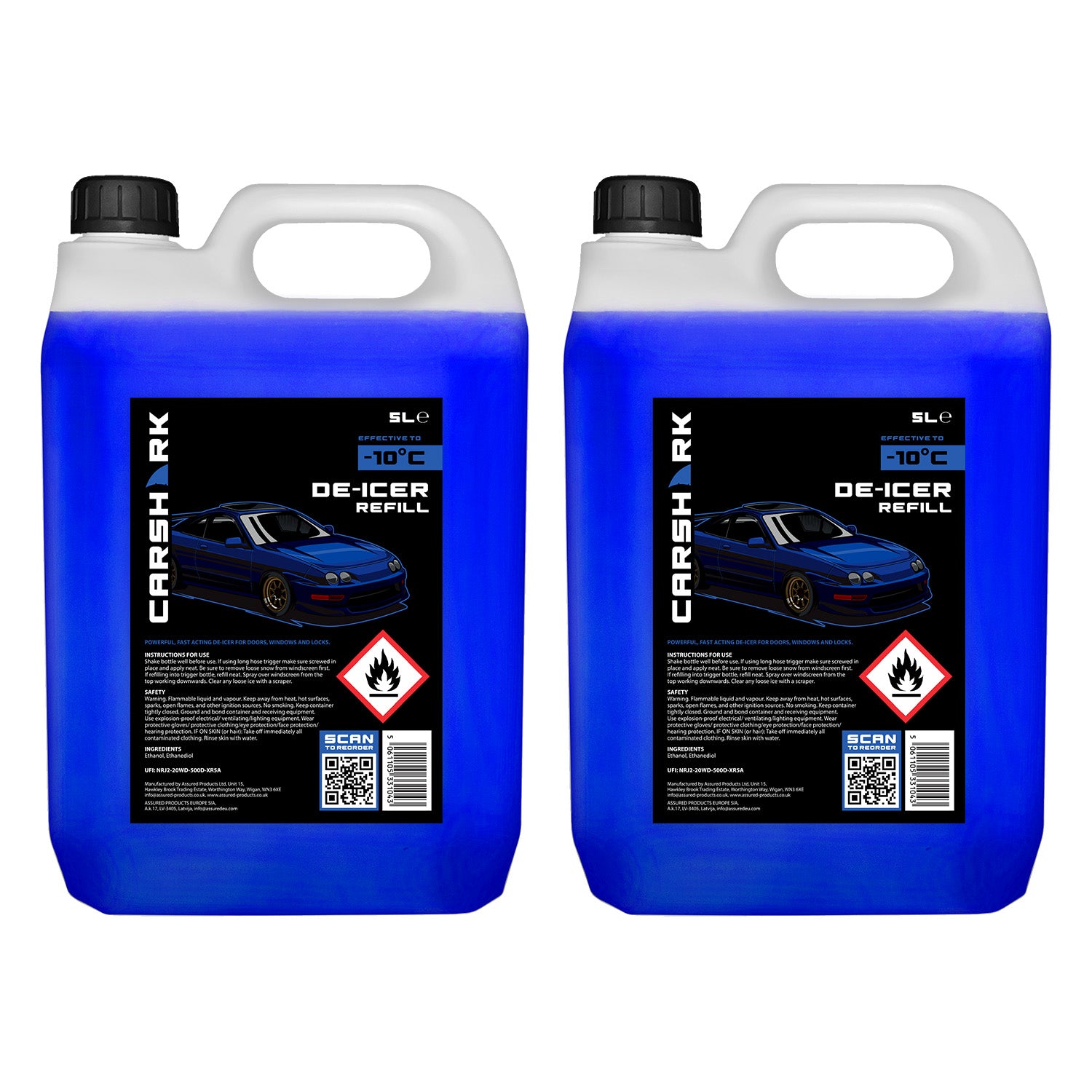 CARSHARK Fast Acting De-icer - Refill