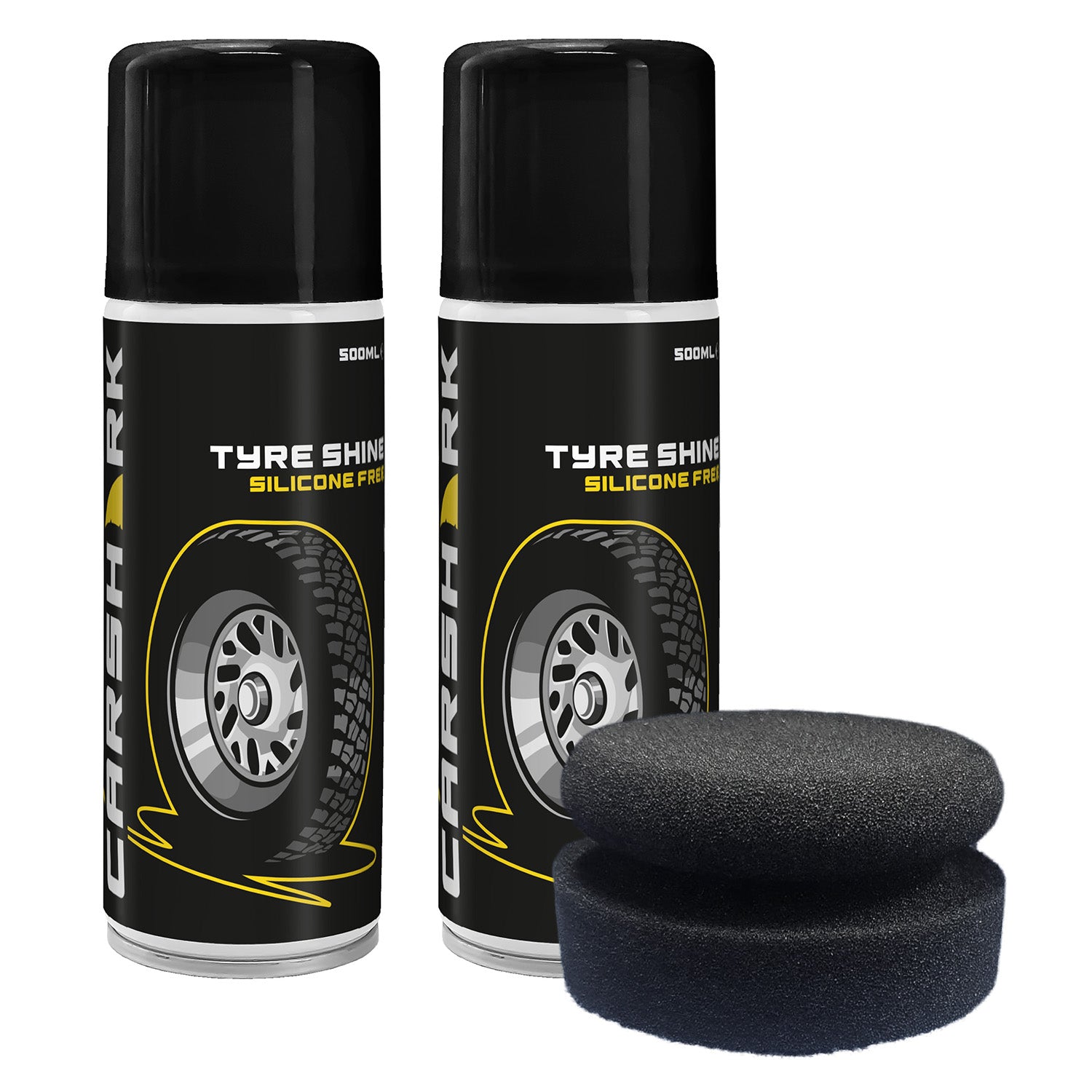 CARSHARK Tyre Shine - Silicone-Free Aerosol