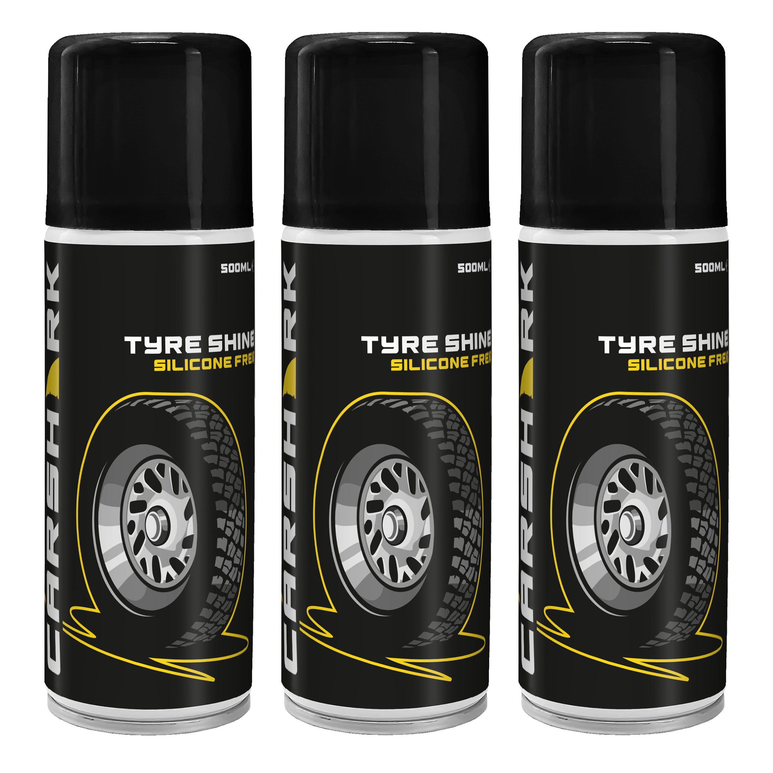 CARSHARK Tyre Shine - Silicone-Free Aerosol