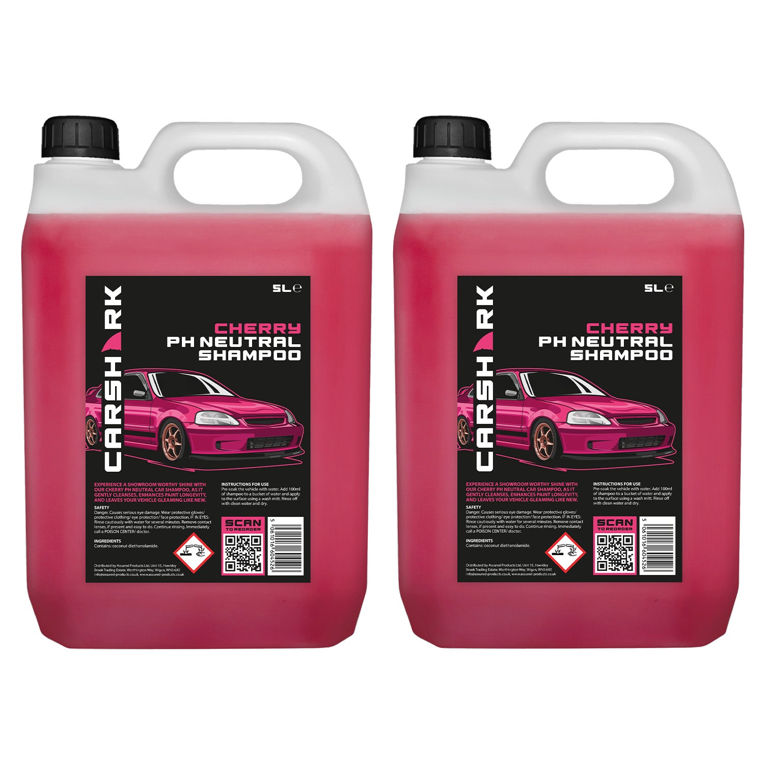 CARSHARK pH Neutral Car Shampoo - Cherry