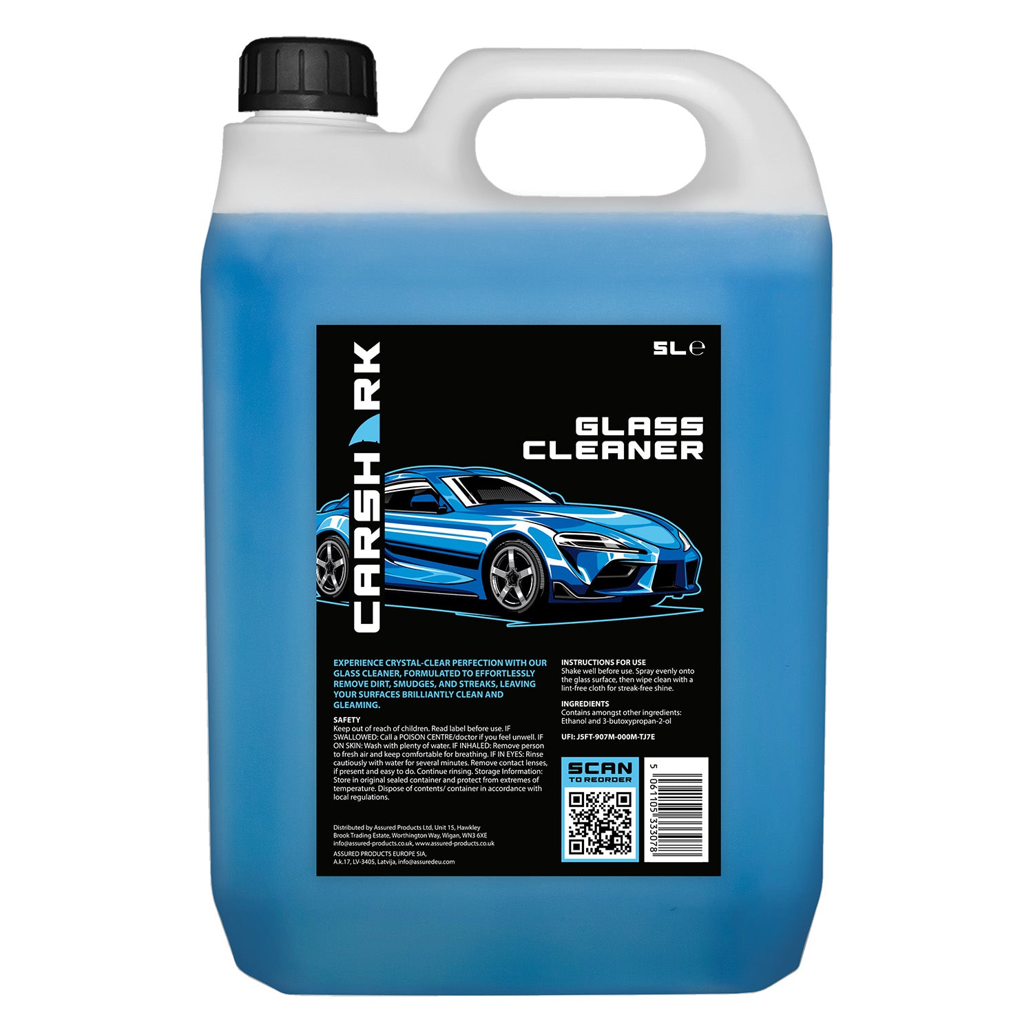 CARSHARK Glass Cleaner - Suitable for rain sensor & acrylic windows