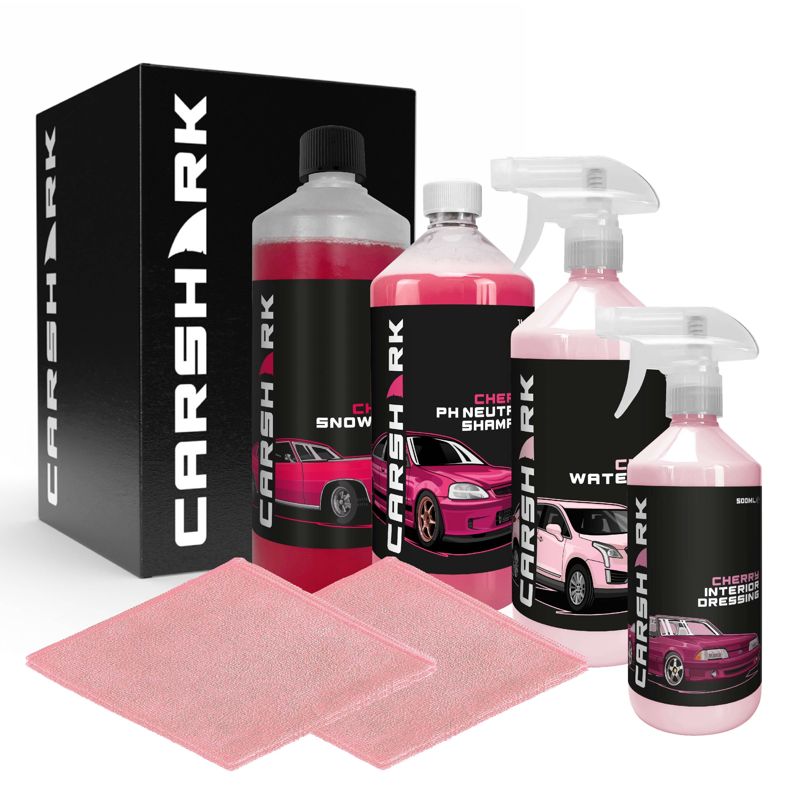 CARSHARK Car Cleaning Cherry Kit - Gift Box