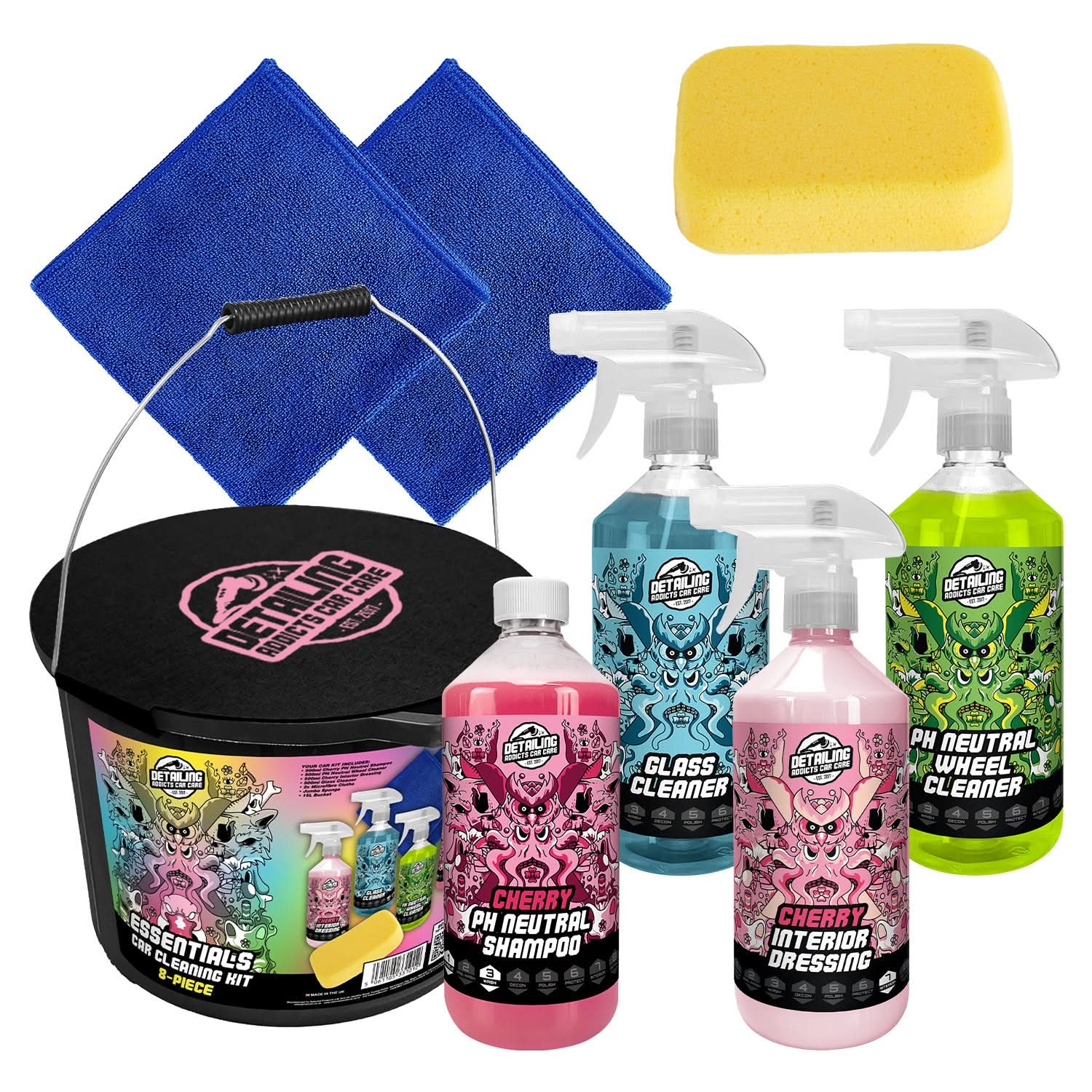 Detailing Addicts 8-Piece Car Cleaning Kit