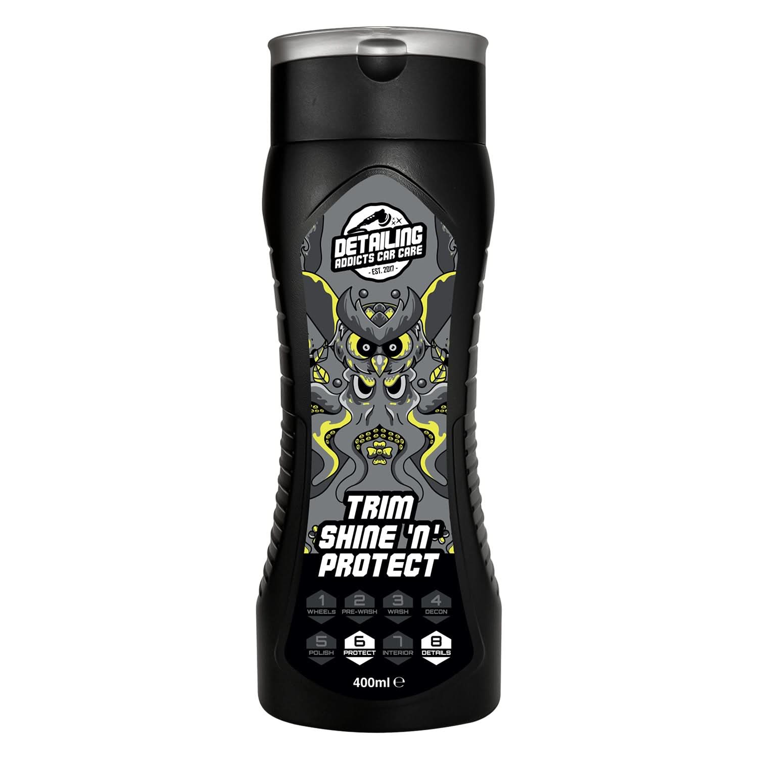 Detailing Addicts Car Care Trim Shine and Protect Restorer, 400 ml, Black Plastic and Vinyl Restorer