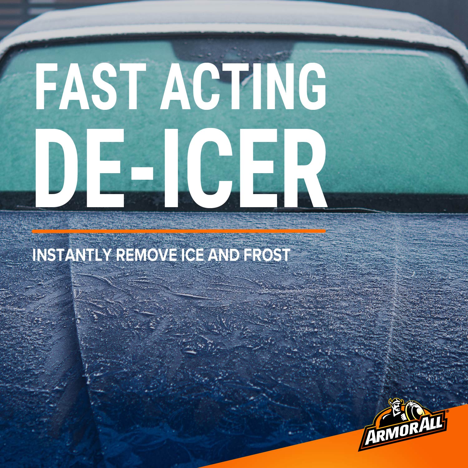 Armor All Winter Car Kit Deicer 2 x 750 ml, Ice Scraper x 1, Chamois Demister Pad x 1