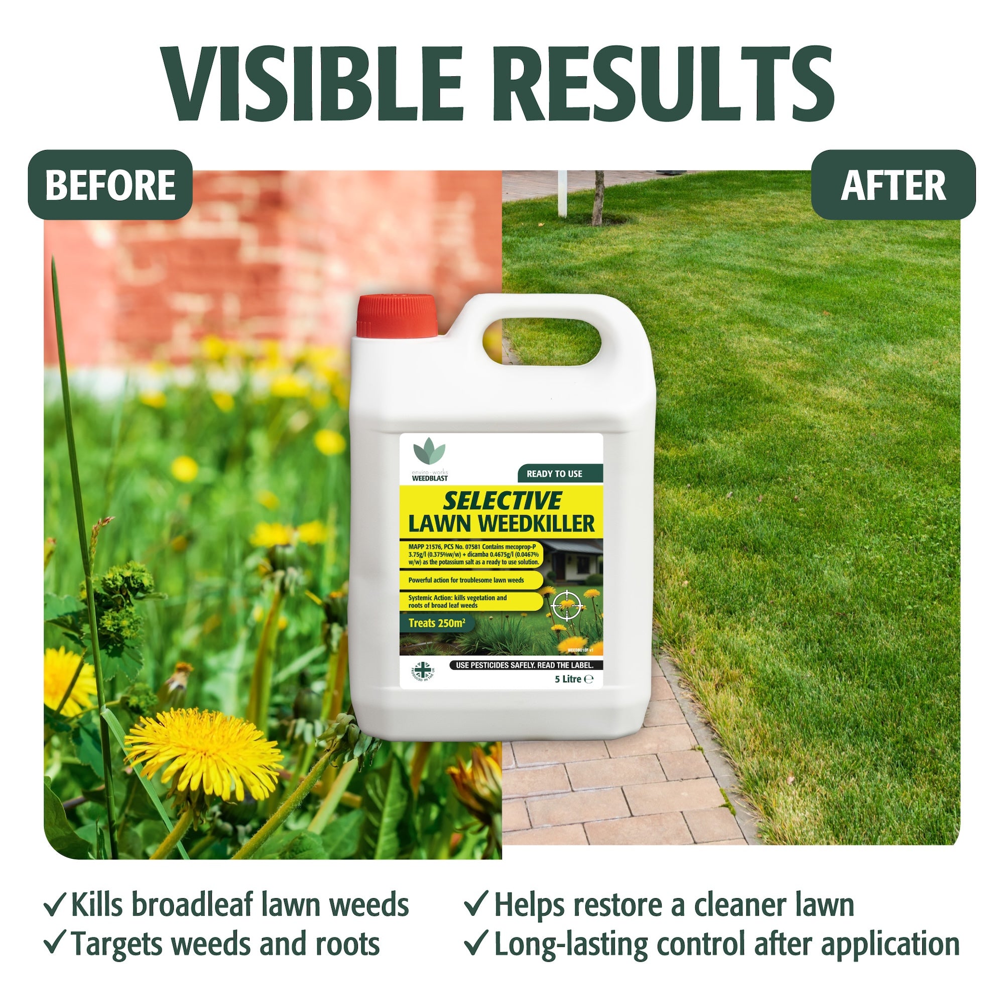 Enviro Works WeedBlast Selective Lawn Weedkiller