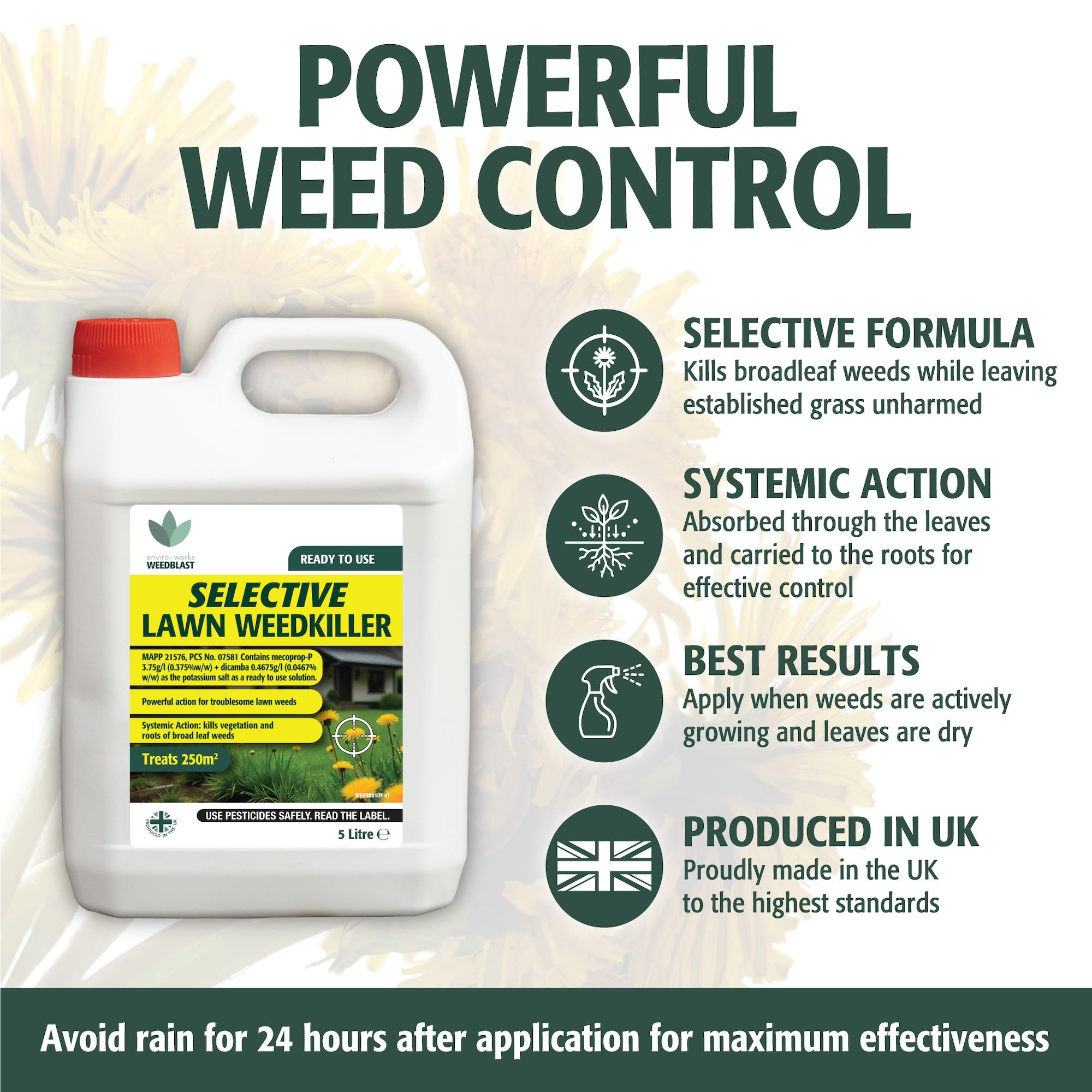 Enviro Works WeedBlast Selective Lawn Weedkiller