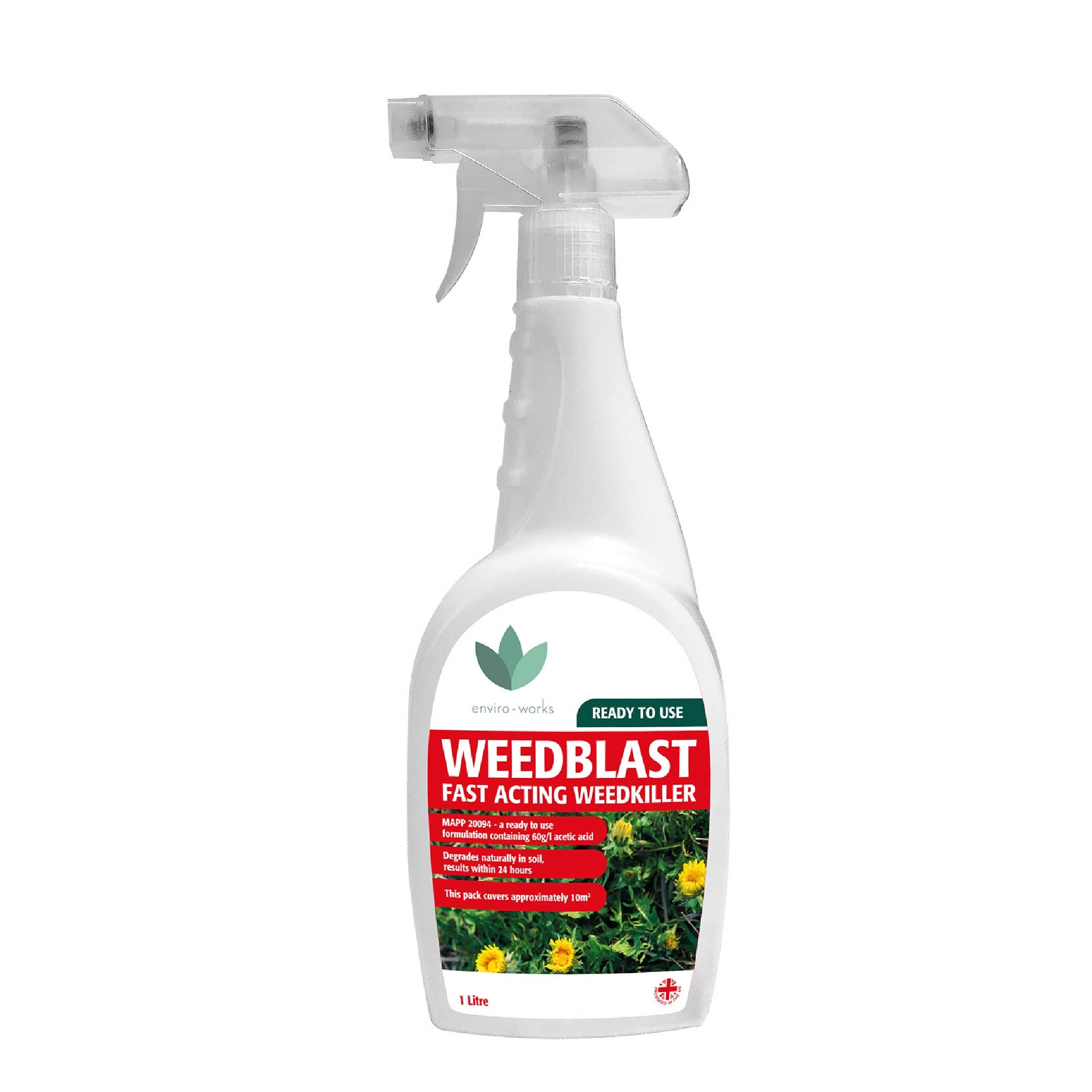 Weedblast Fast Acting Weedkiller 1 Litre Spray