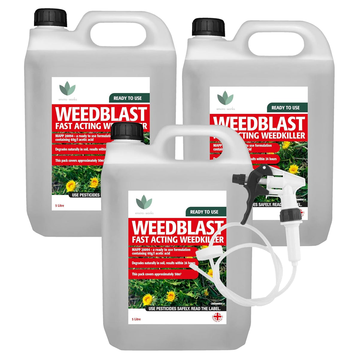 Enviro Works Weedblast Fast Acting Weedkiller