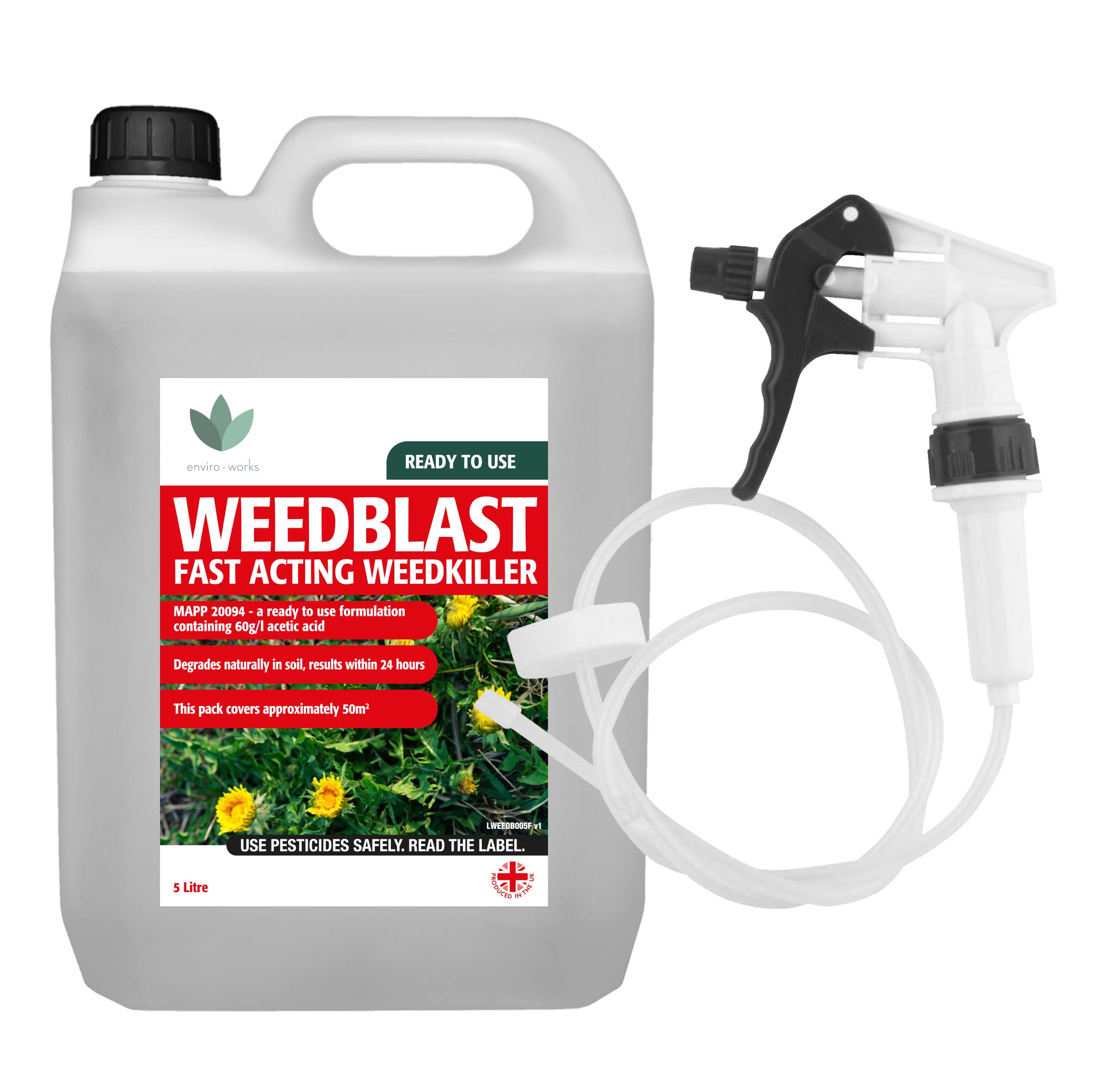 Fast Acting Weedkiller 5L