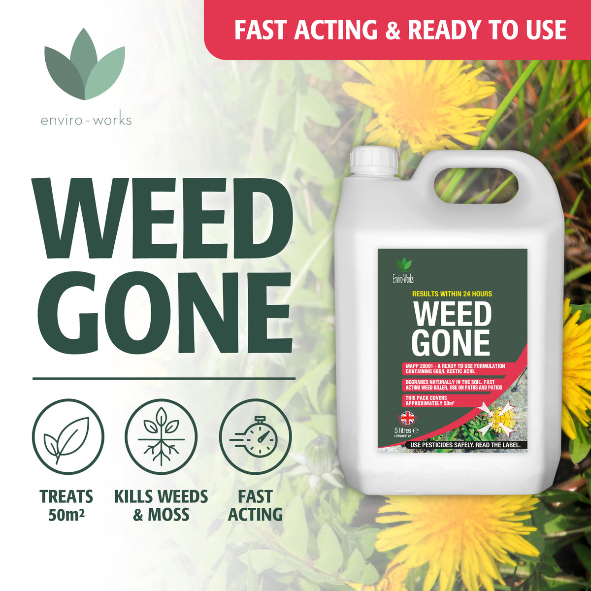 Enviro Works Weed Gone - Weedkiller