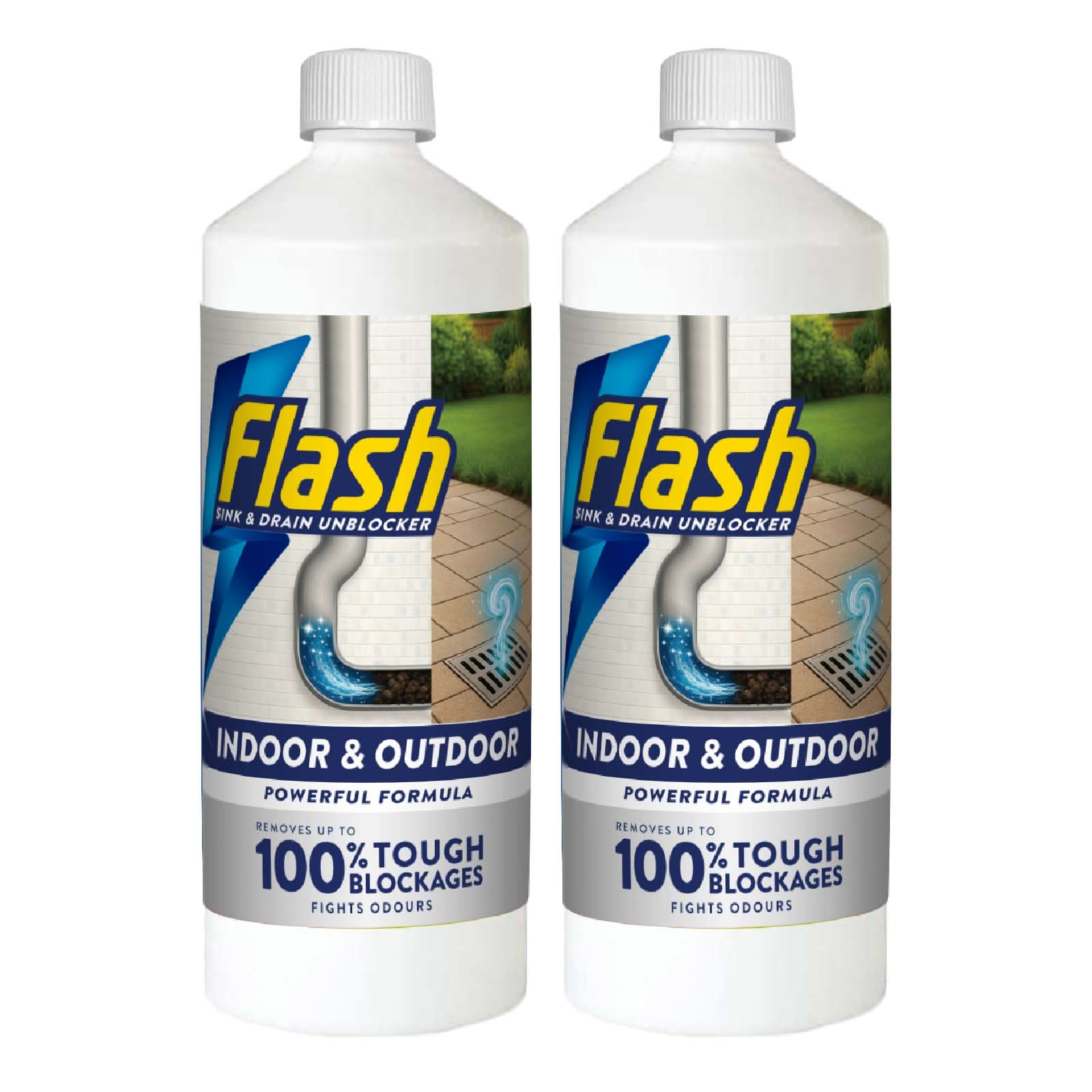 Flash Indoor & Outdoor Sink and Drain Unblocker
