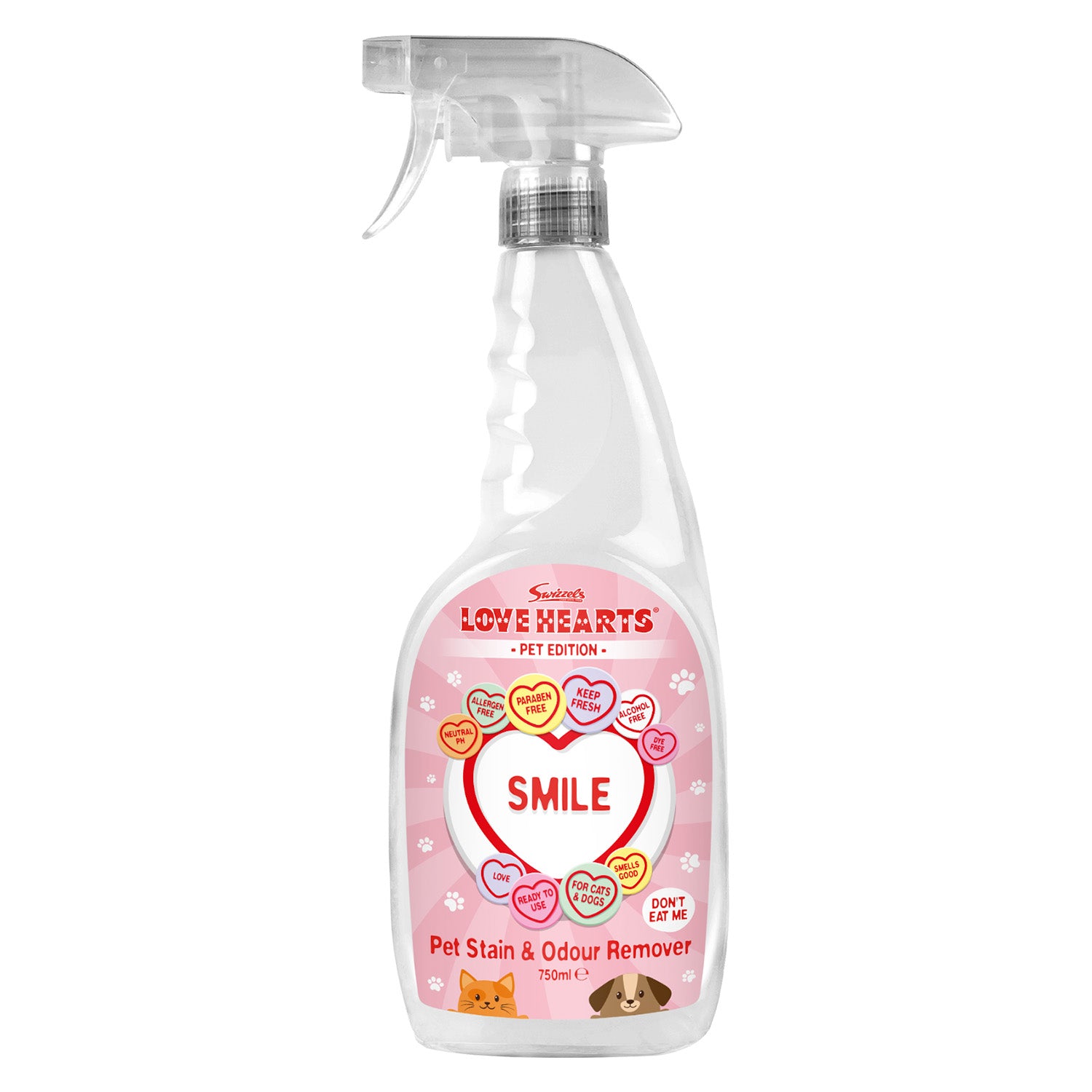 Swizzels Love Hearts - Stain & Odour Remover 750ml