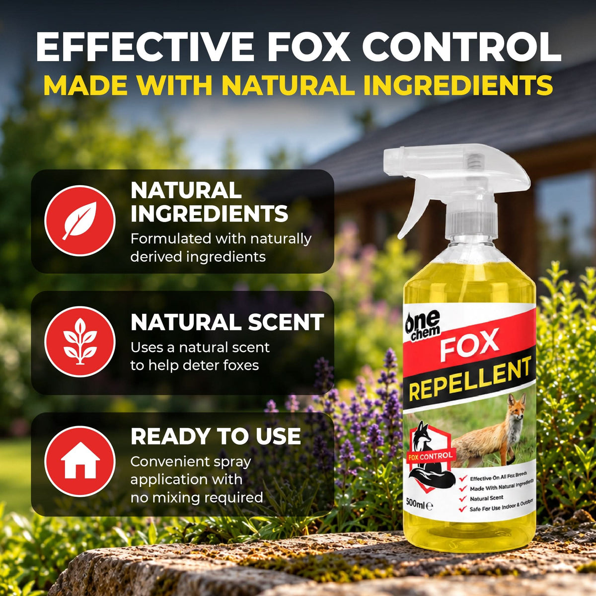 One Chem Fox Repellent – Ready to Use