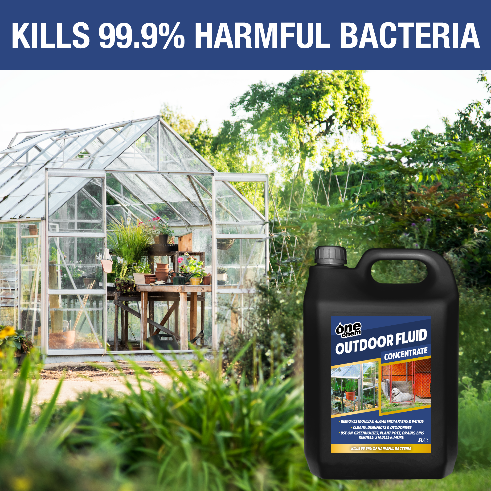 One Chem Outdoor Fluid 5L (with 5L Garden Sprayer)