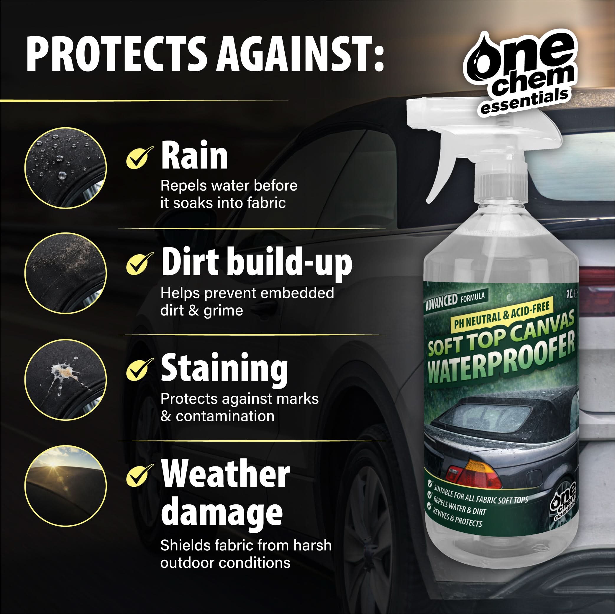 One Chem Essentials Soft Top Canvas Waterproofer
