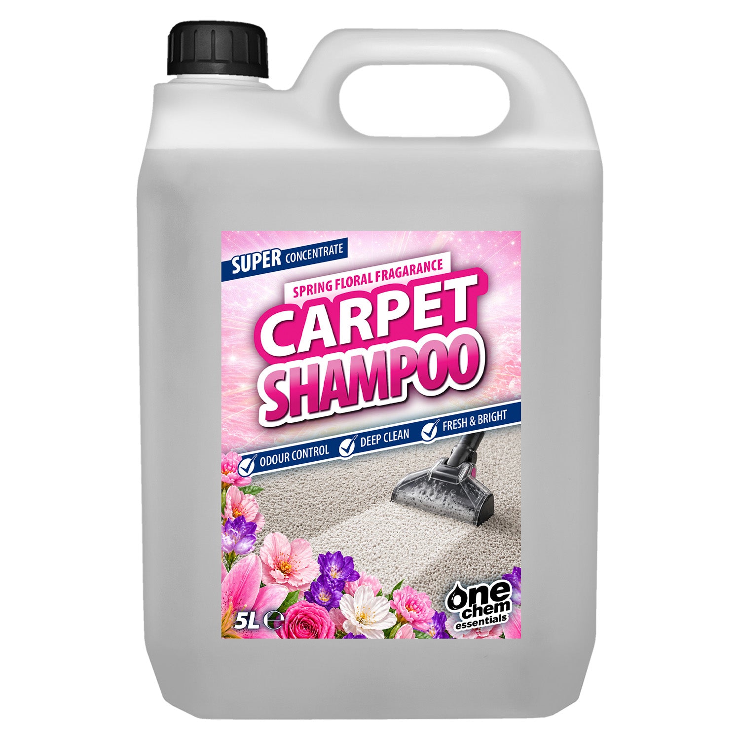 One Chem Essentials Carpet Shampoo – Spring Floral Fragrance