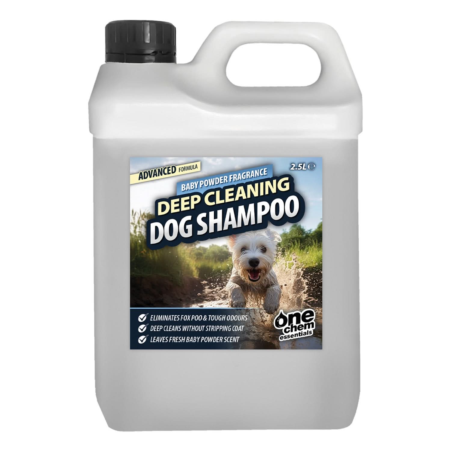 One Chem Essentials Deep Cleaning Dog Shampoo - Baby Powder