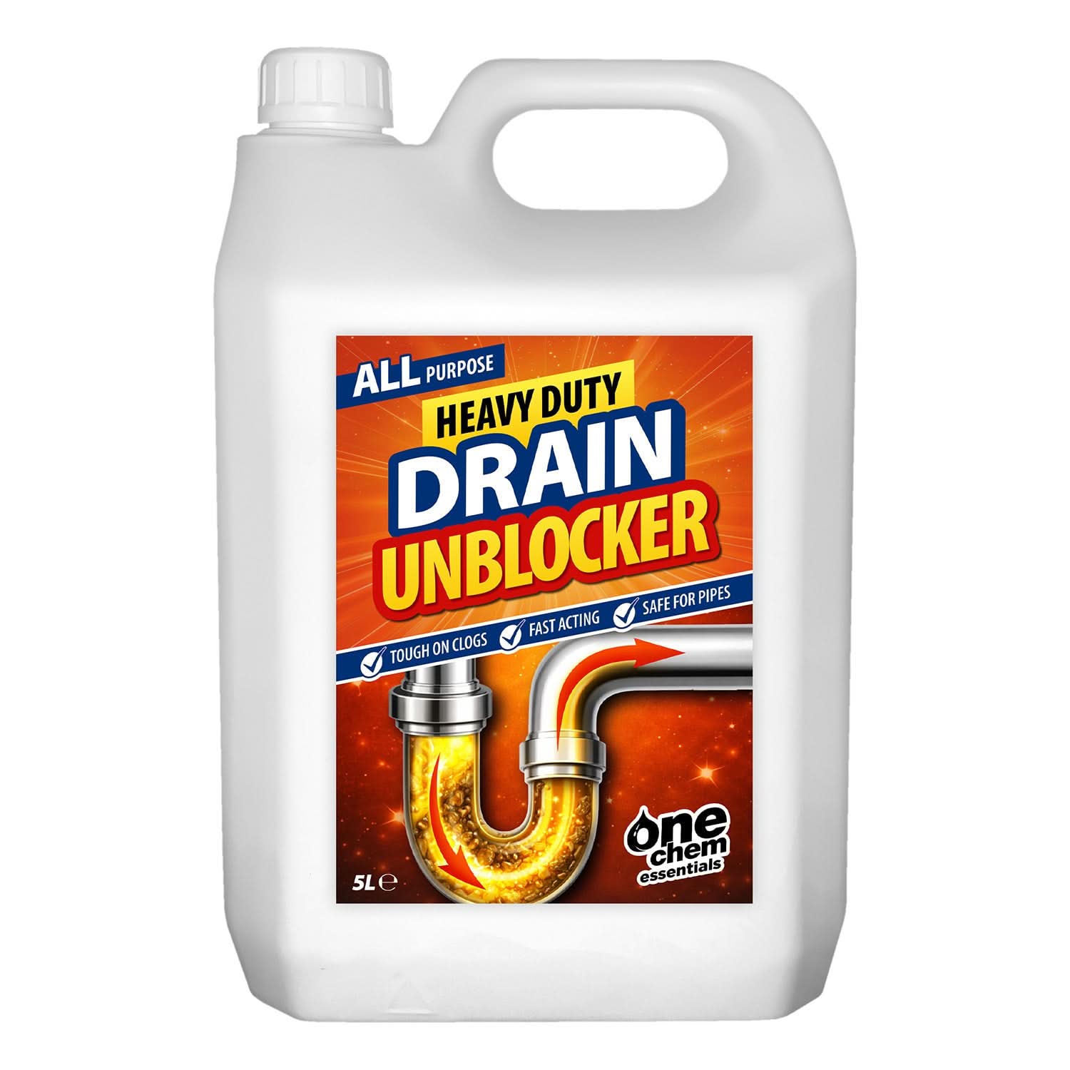 One Chem Essentials Heavy Duty Drain Unblocker