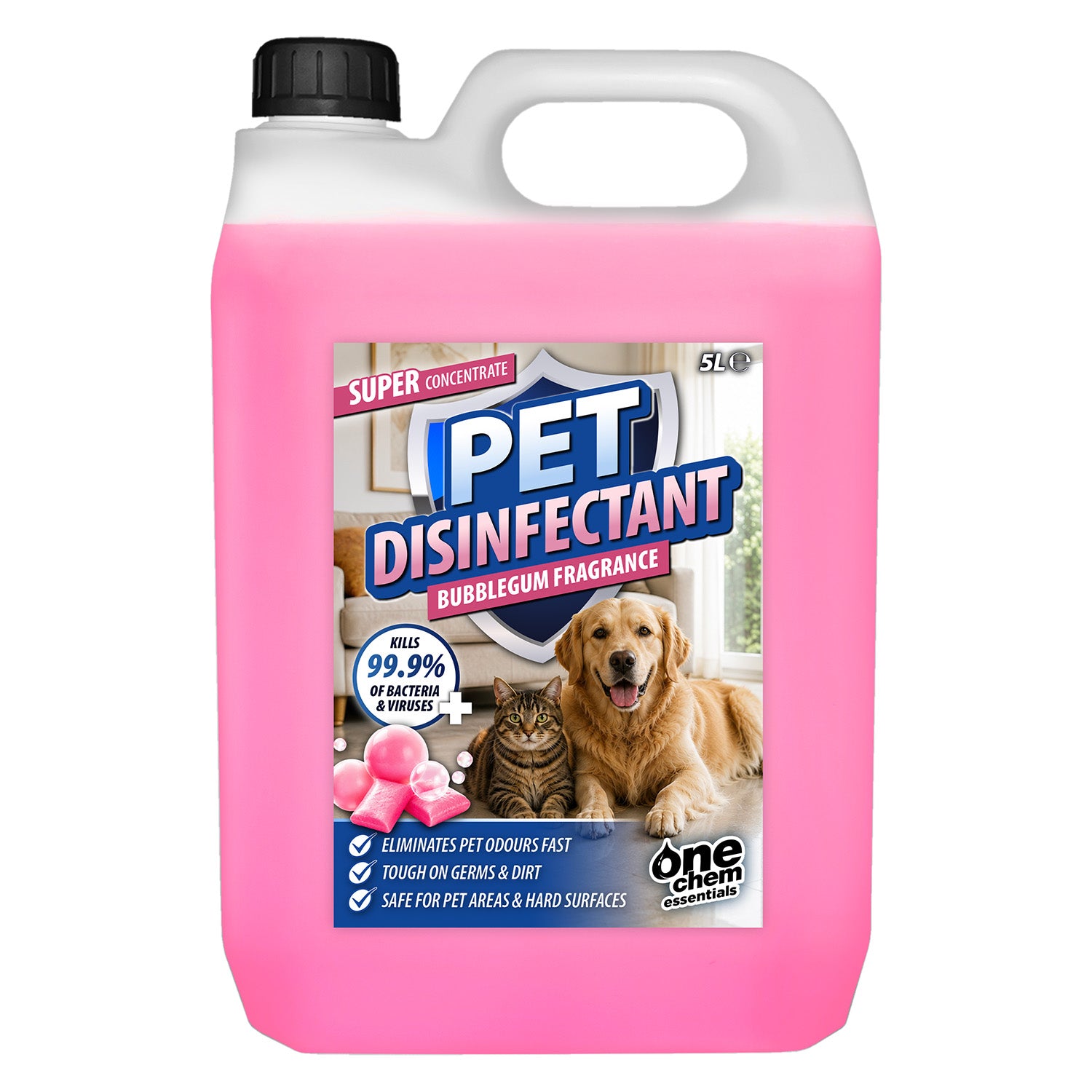 One Chem Essentials Pet Disinfectant – Bubblegum Fragrance