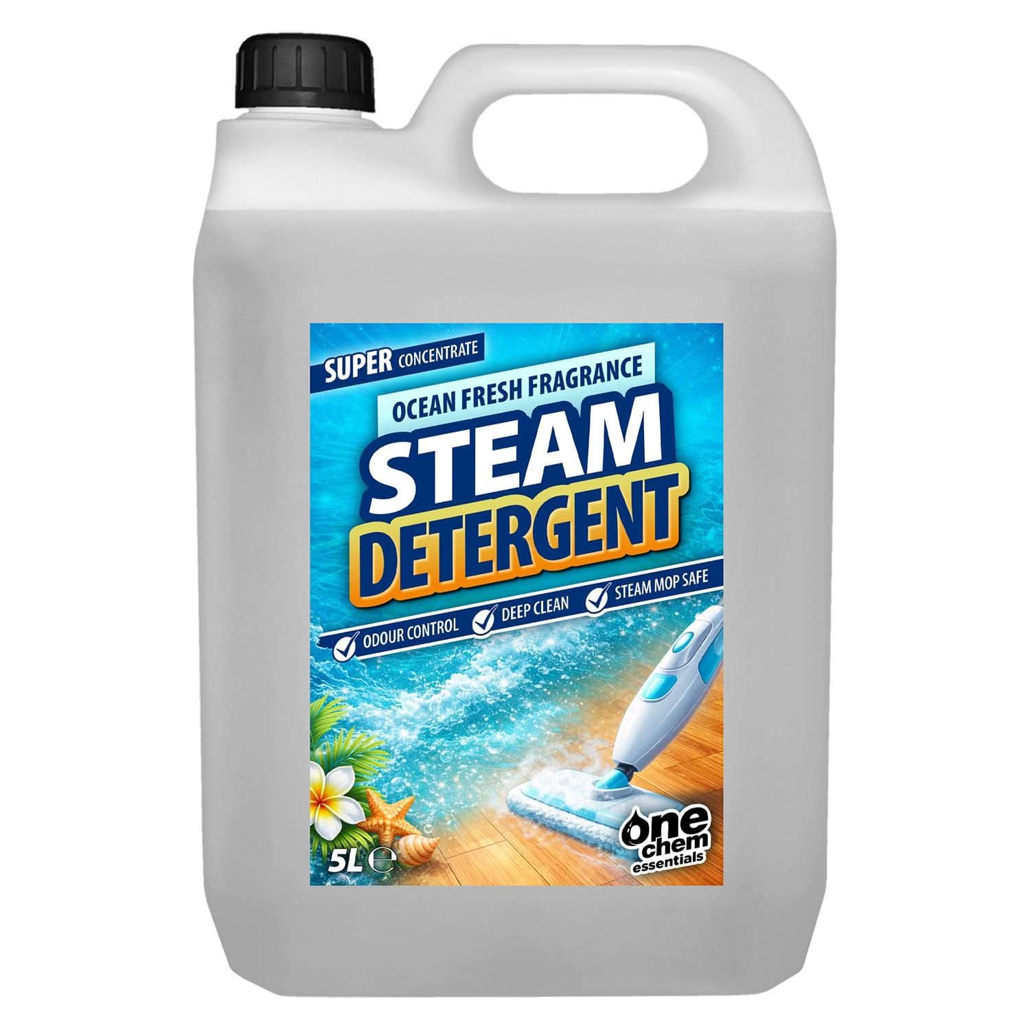 One Chem Essential Steam Detergent - Super Concentrate - Ocean Fresh Fragrance