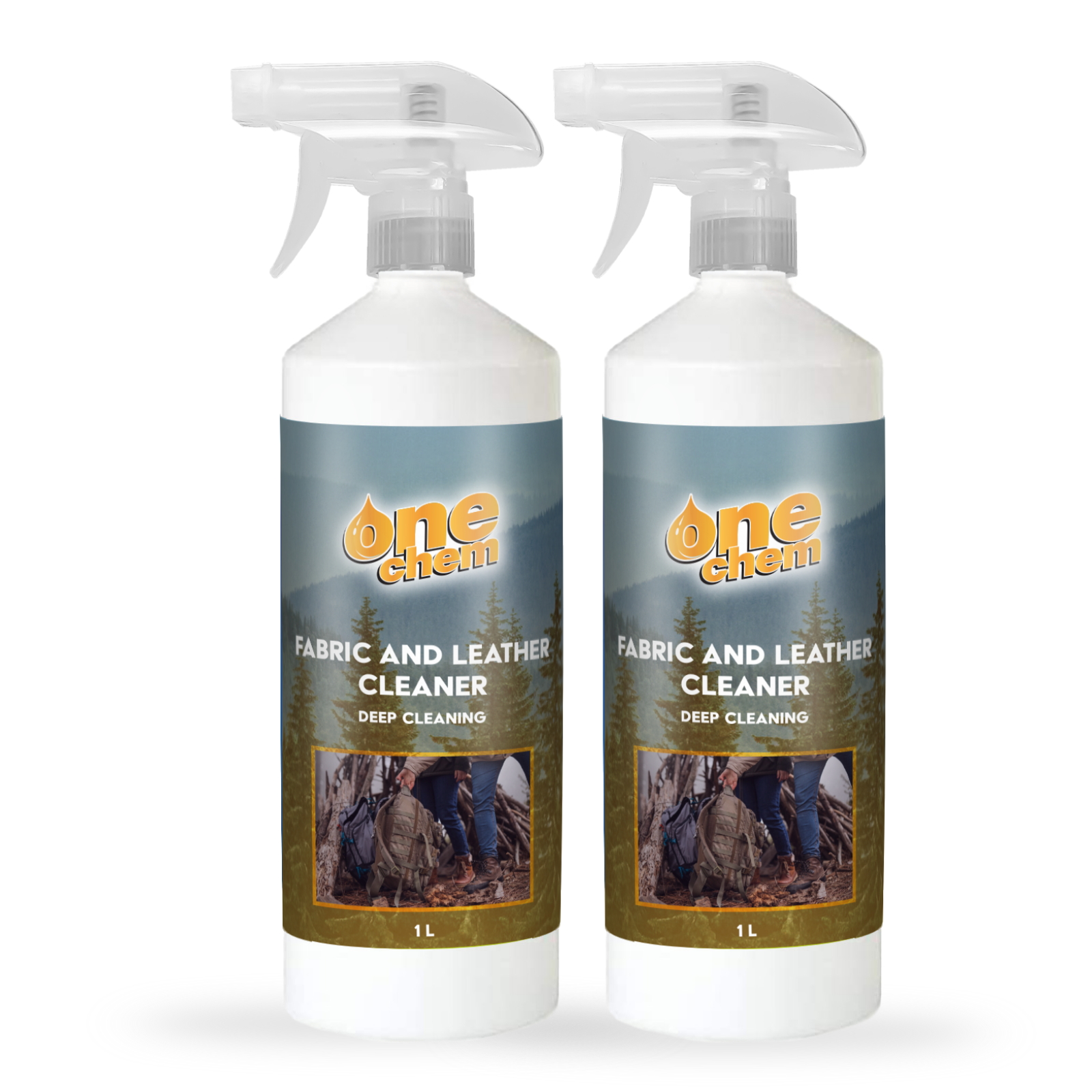 One Chem - Fabric & Leather Cleaner - 2 x 1L