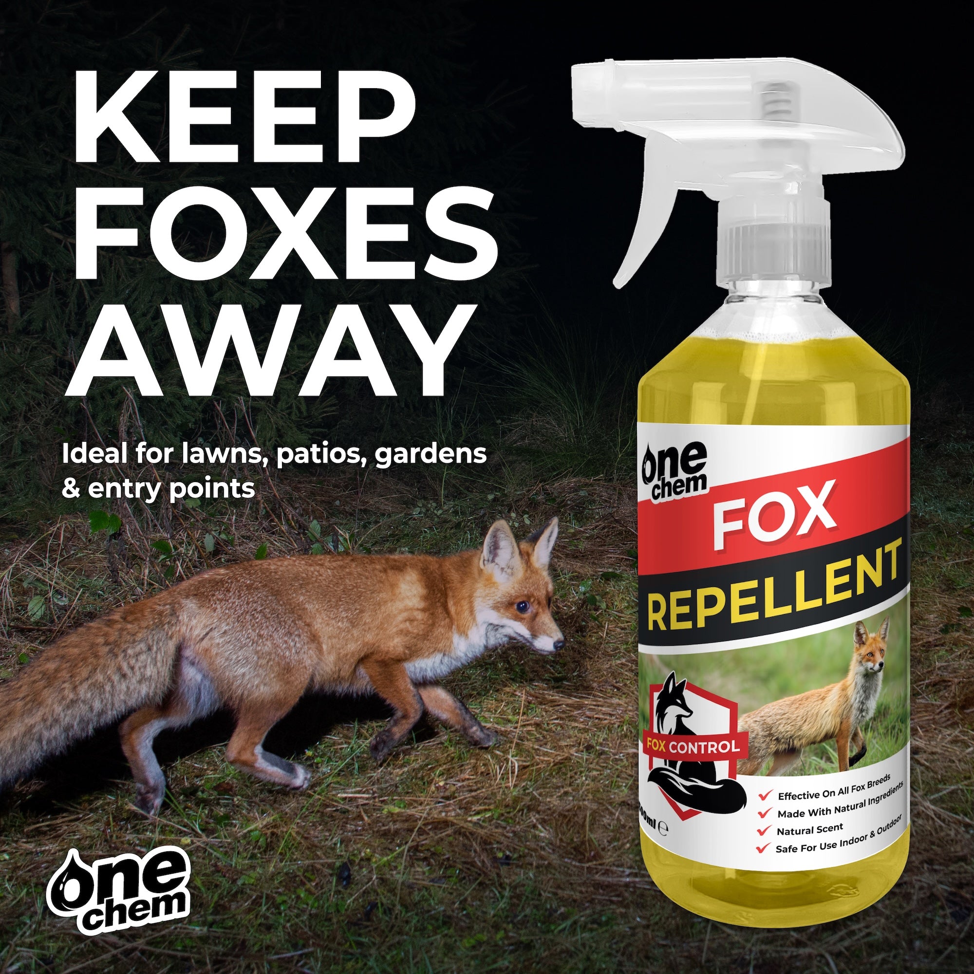 One Chem Fox Repellent – Ready to Use