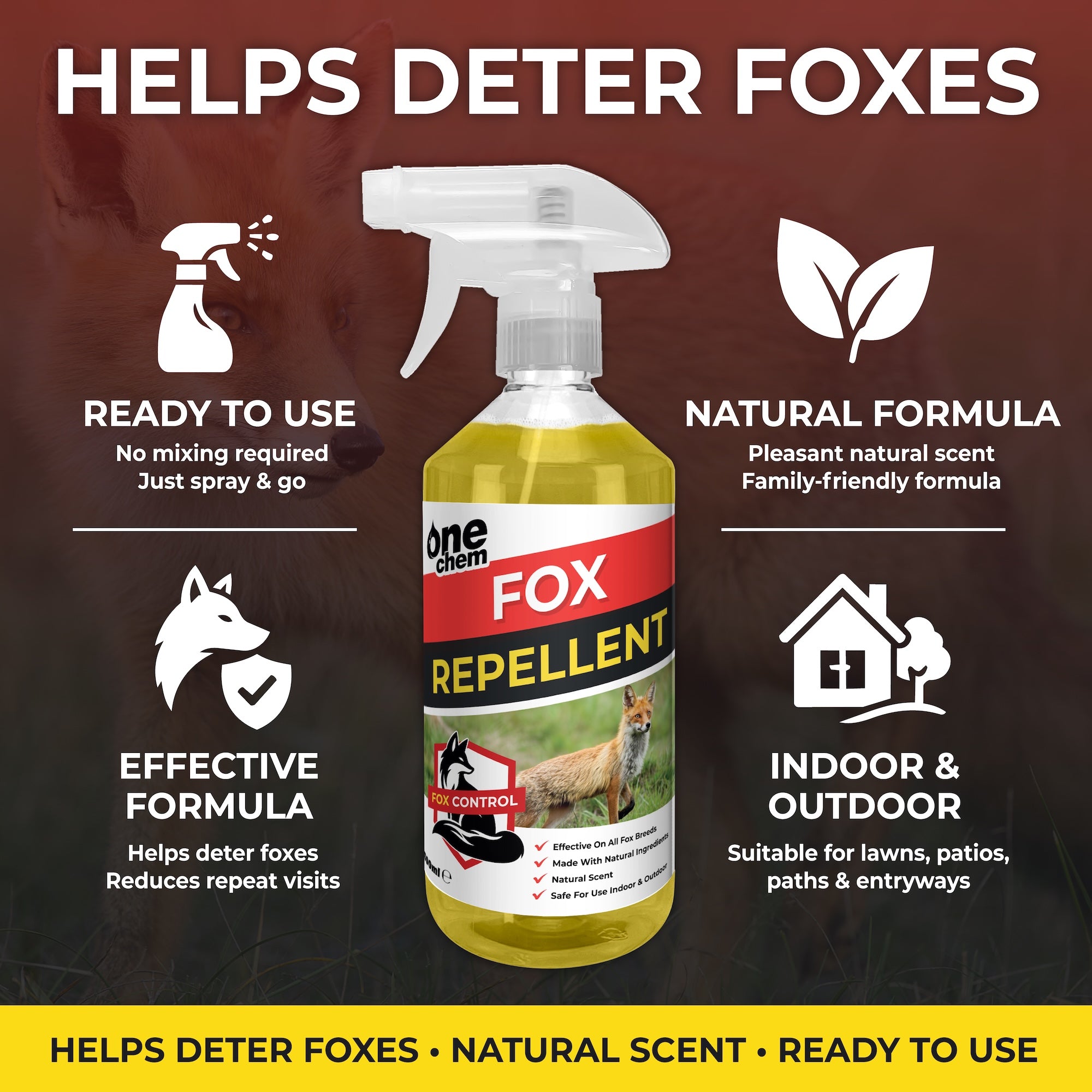 One Chem Fox Repellent – Ready to Use