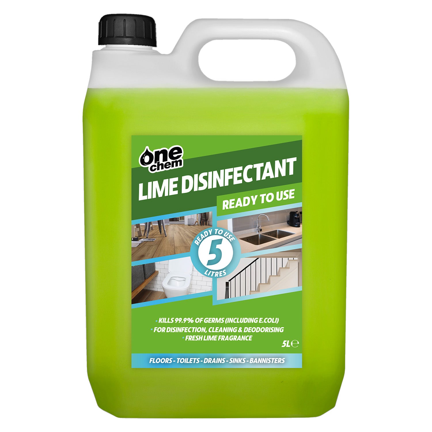 One Chem Lime Disinfectant & Cleaner 5L