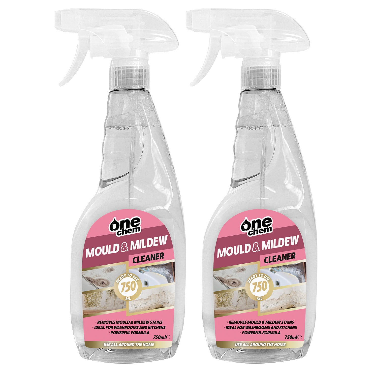 One Chem - Mould and Mildew Cleaner 2 x 750 ml