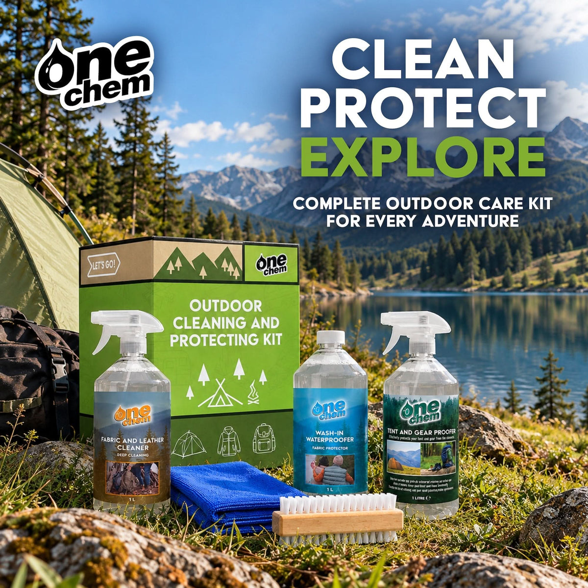 One Chem Outdoor Cleaning & Waterproofing Gift Box Kit