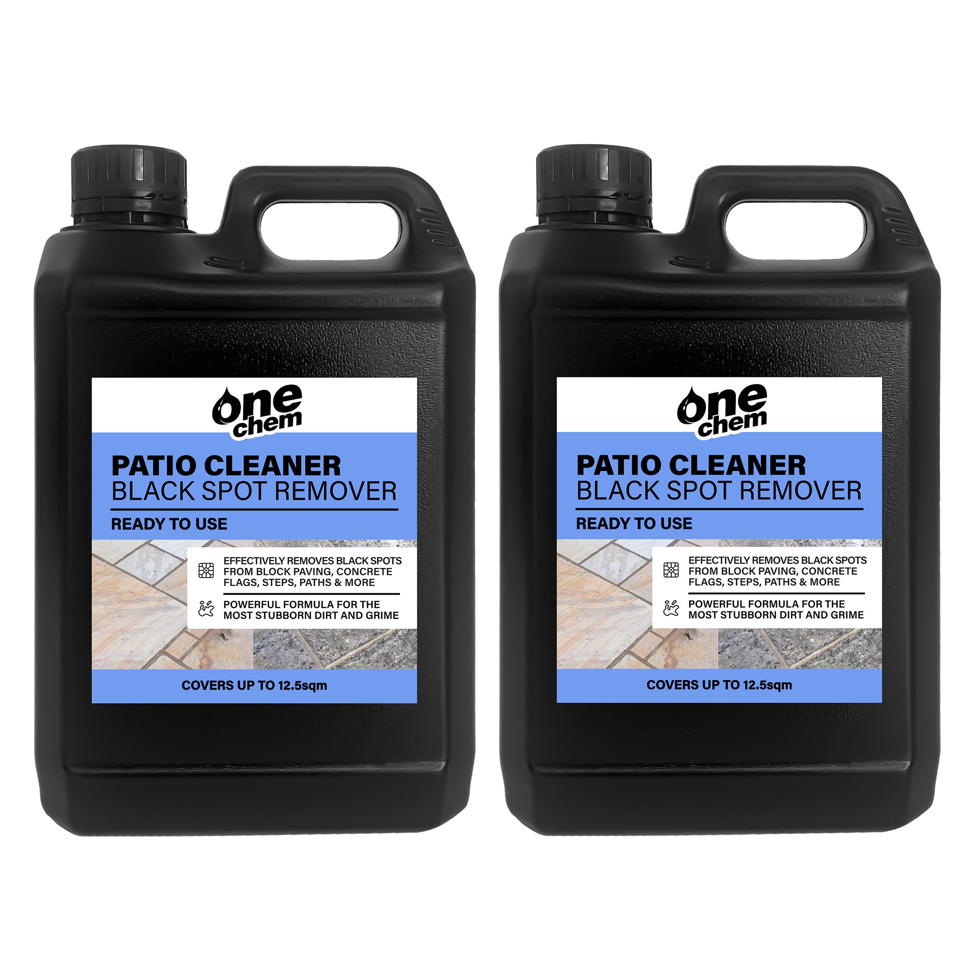 One Chem - Black Spot Remover - 2 x 2.5L - Ready to Use Patio Cleaner