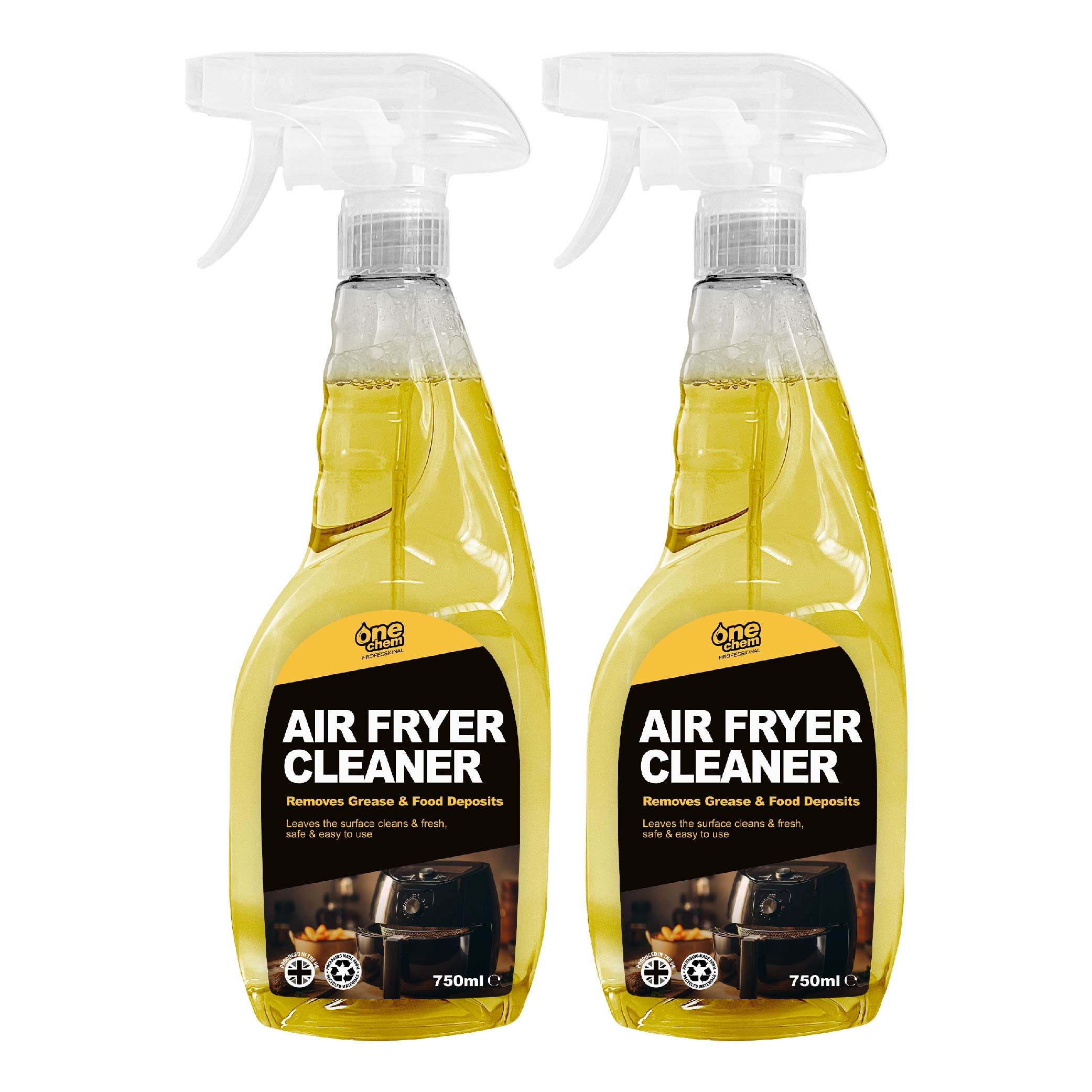 One Chem Professional Air Fryer Cleaner - 2 x 750 ml