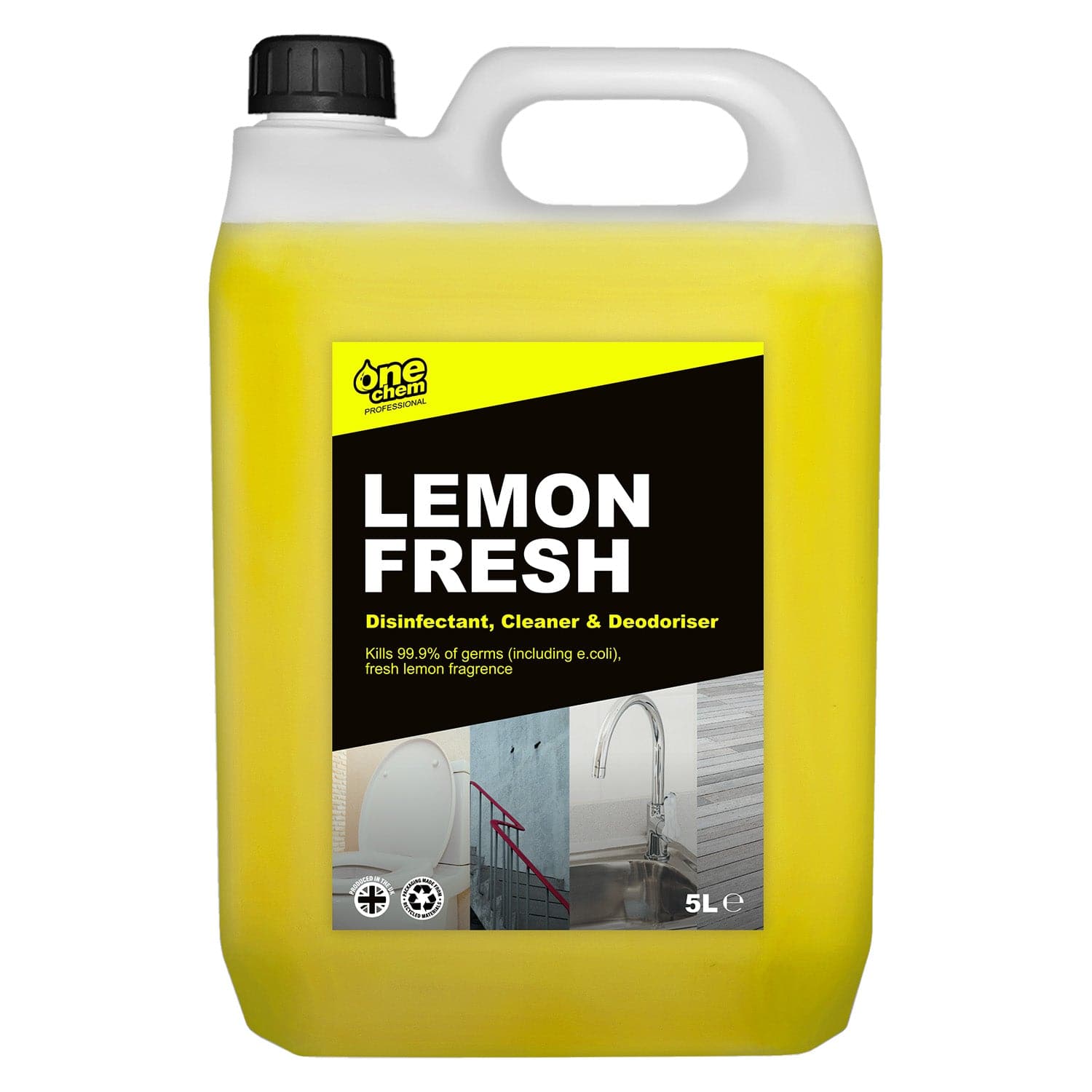 One Chem Professional Lemon Fresh Disinfectant & Cleaner 5L