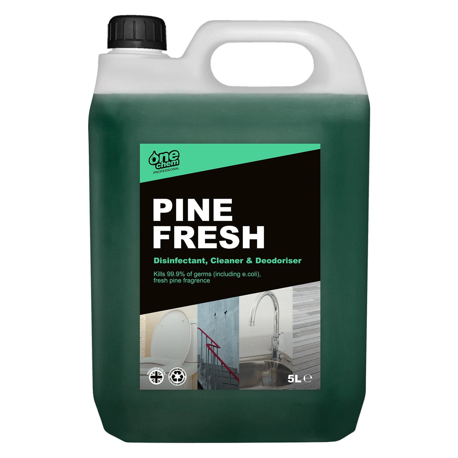 One Chem Professional Pine Fresh Disinfectant Concentrate 2 x 5L
