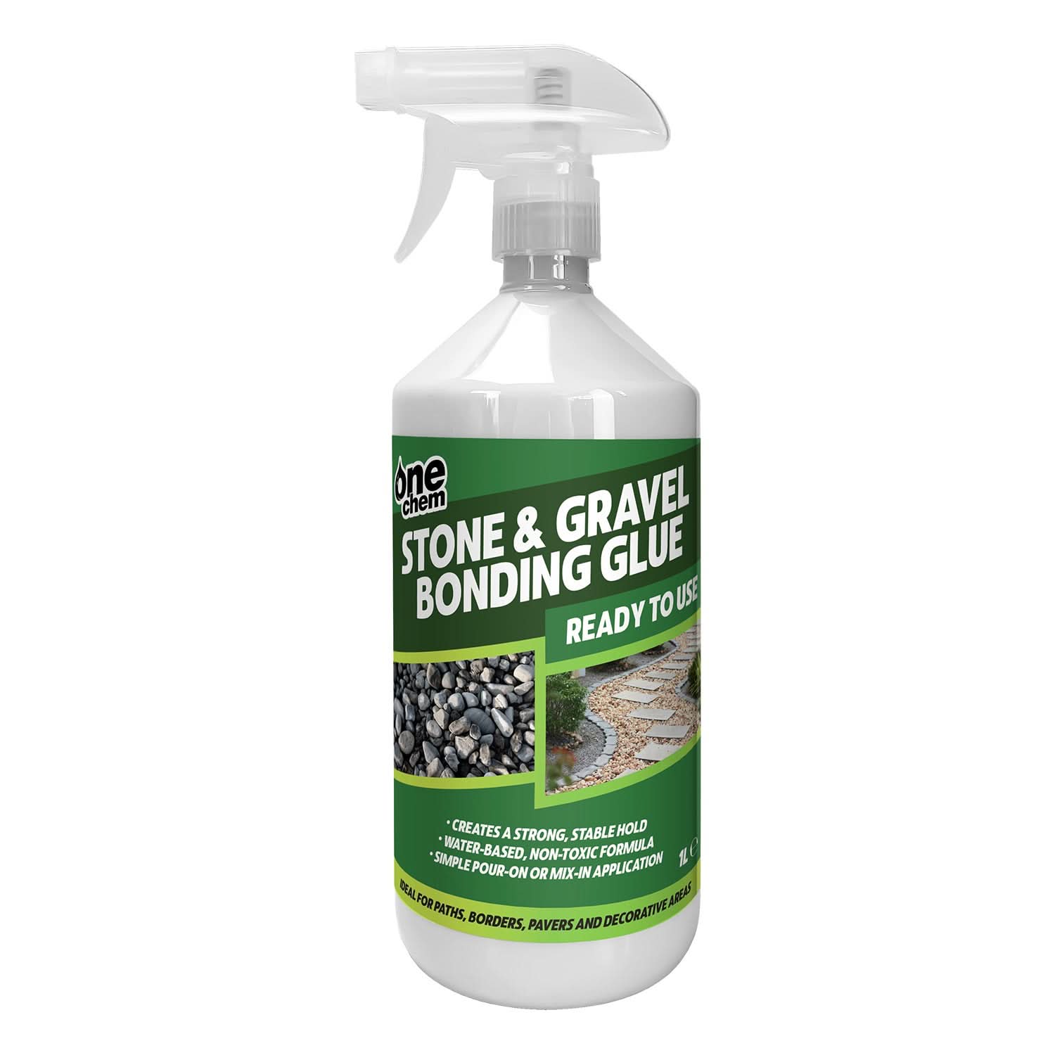 One Chem Stone & Gravel Glue - Ready to Use