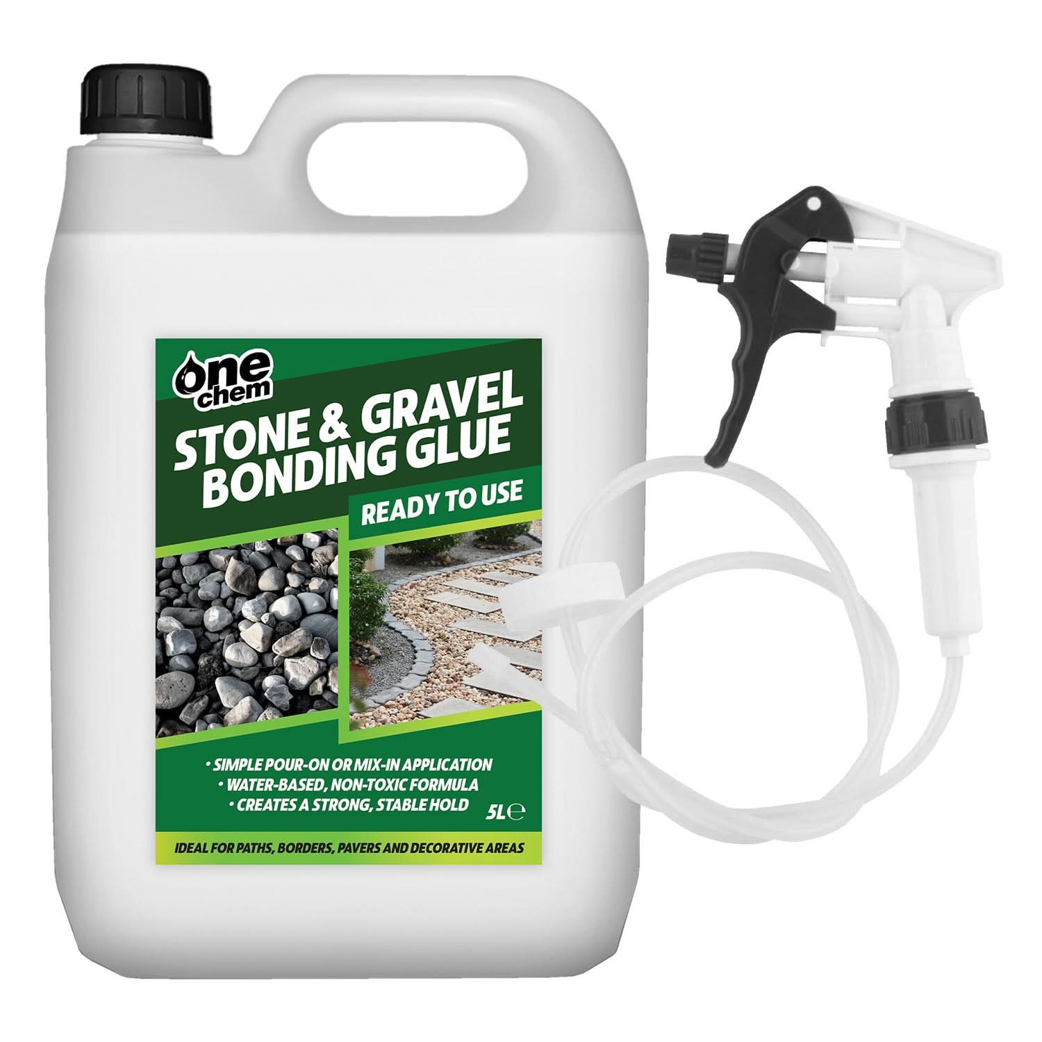One Chem Stone & Gravel Glue - Ready to Use