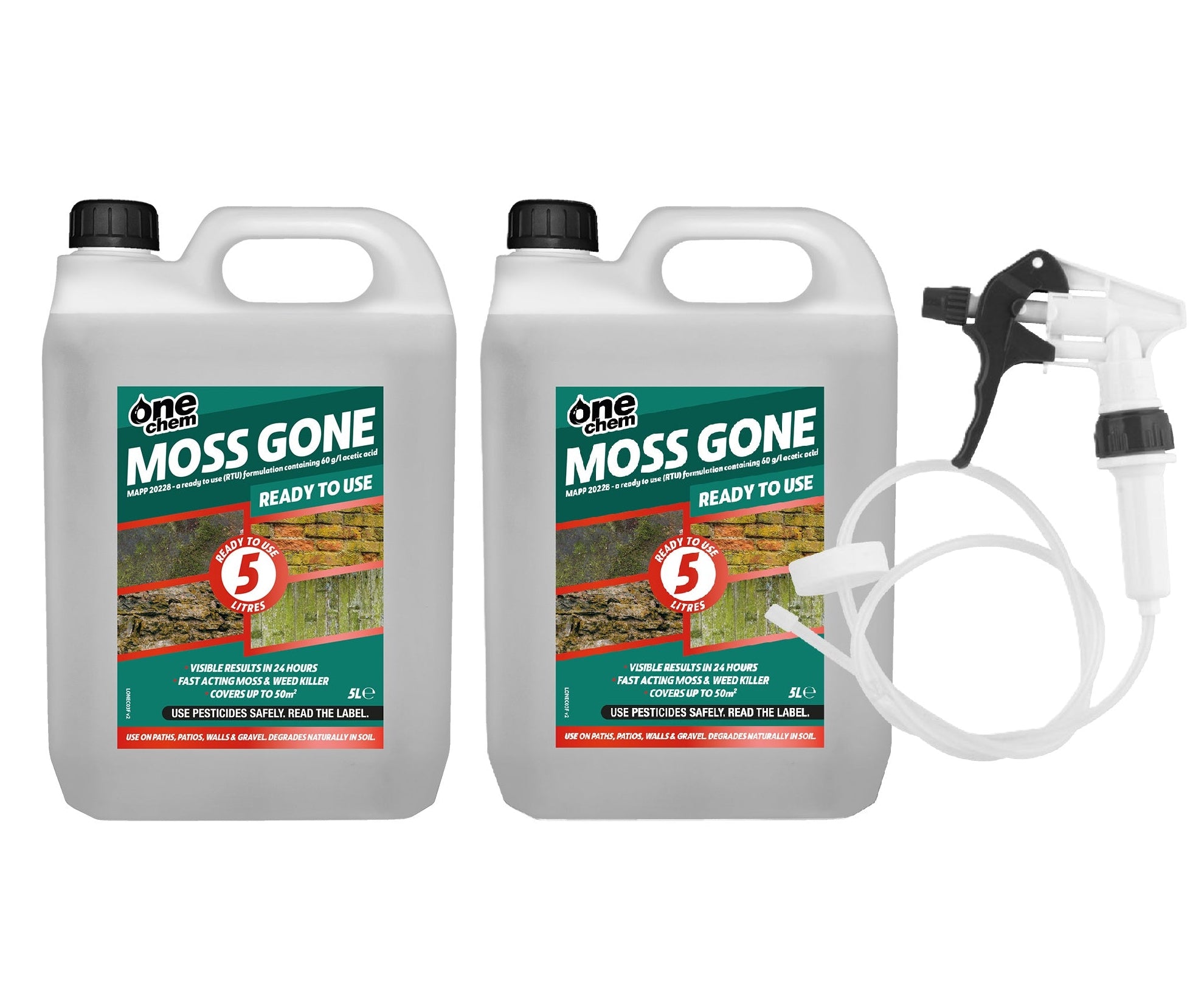One Chem Moss Gone - Moss Killer