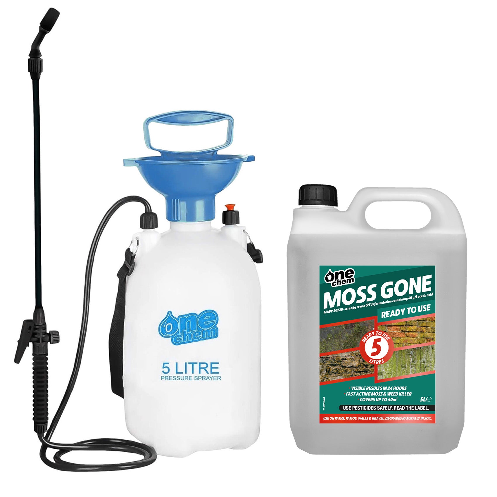 One Chem Moss Gone - Moss Killer