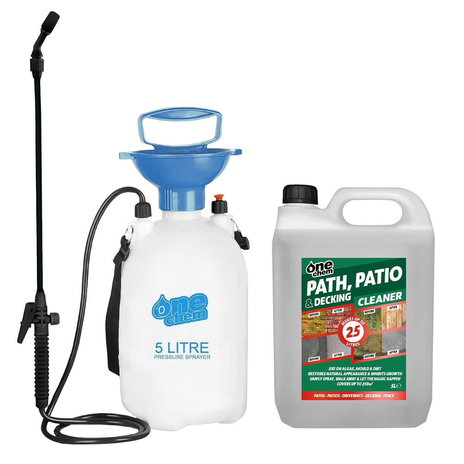One Chem Path, Patio & Decking Cleaner - Concentrate