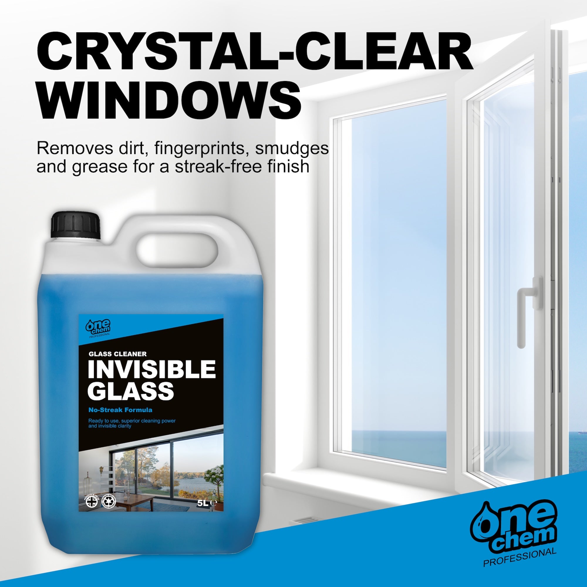 One Chem Professional Glass Cleaner - Invisible Glass