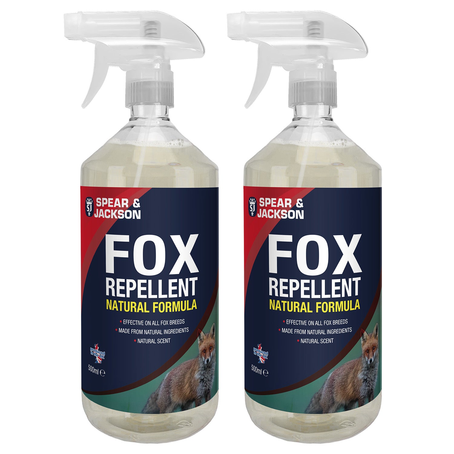 Spear & Jackson Fox Repellent - 2 x 500ml