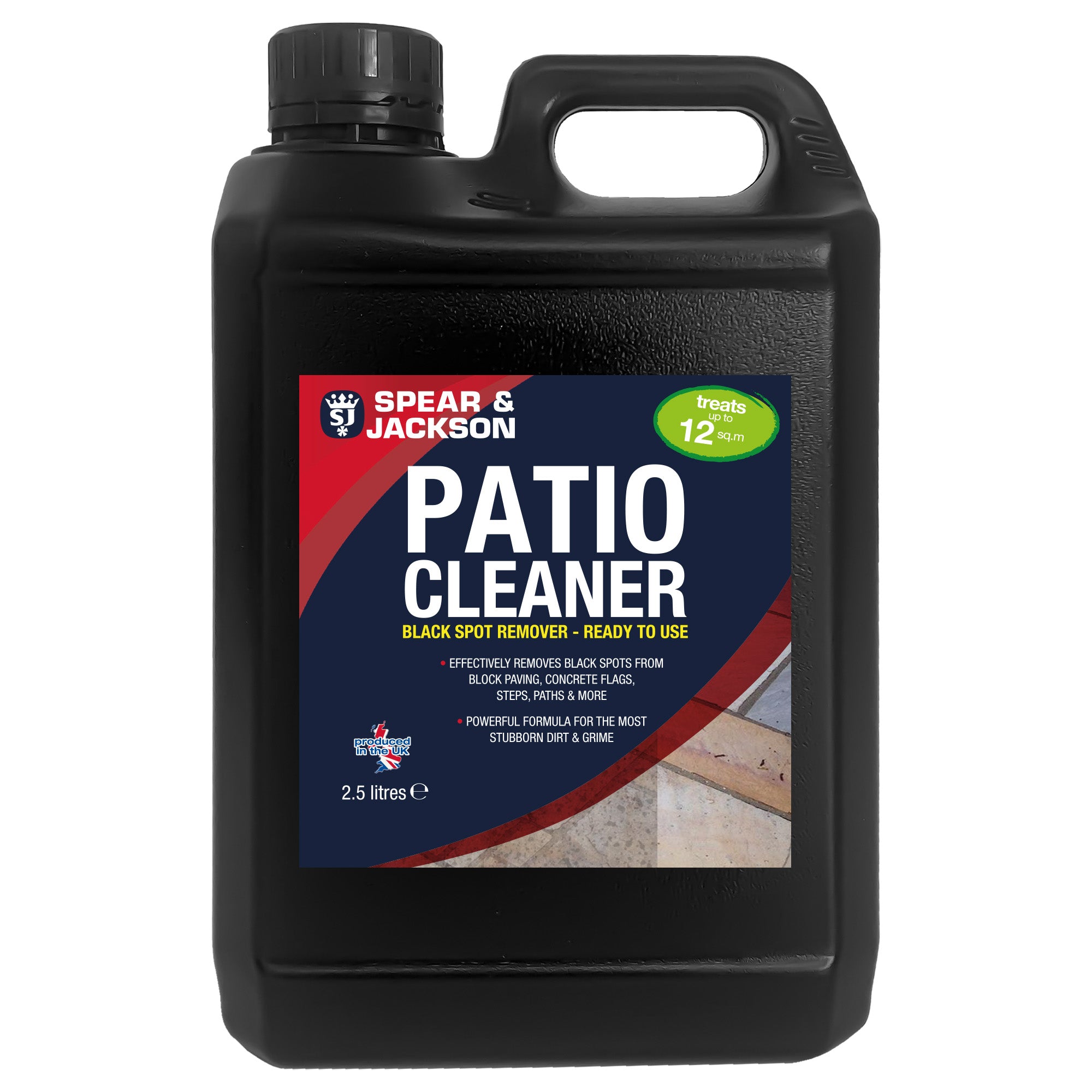 Black Spot Remover - Spear & Jackson - 2.5L - Ready to Use Patio Cleaner