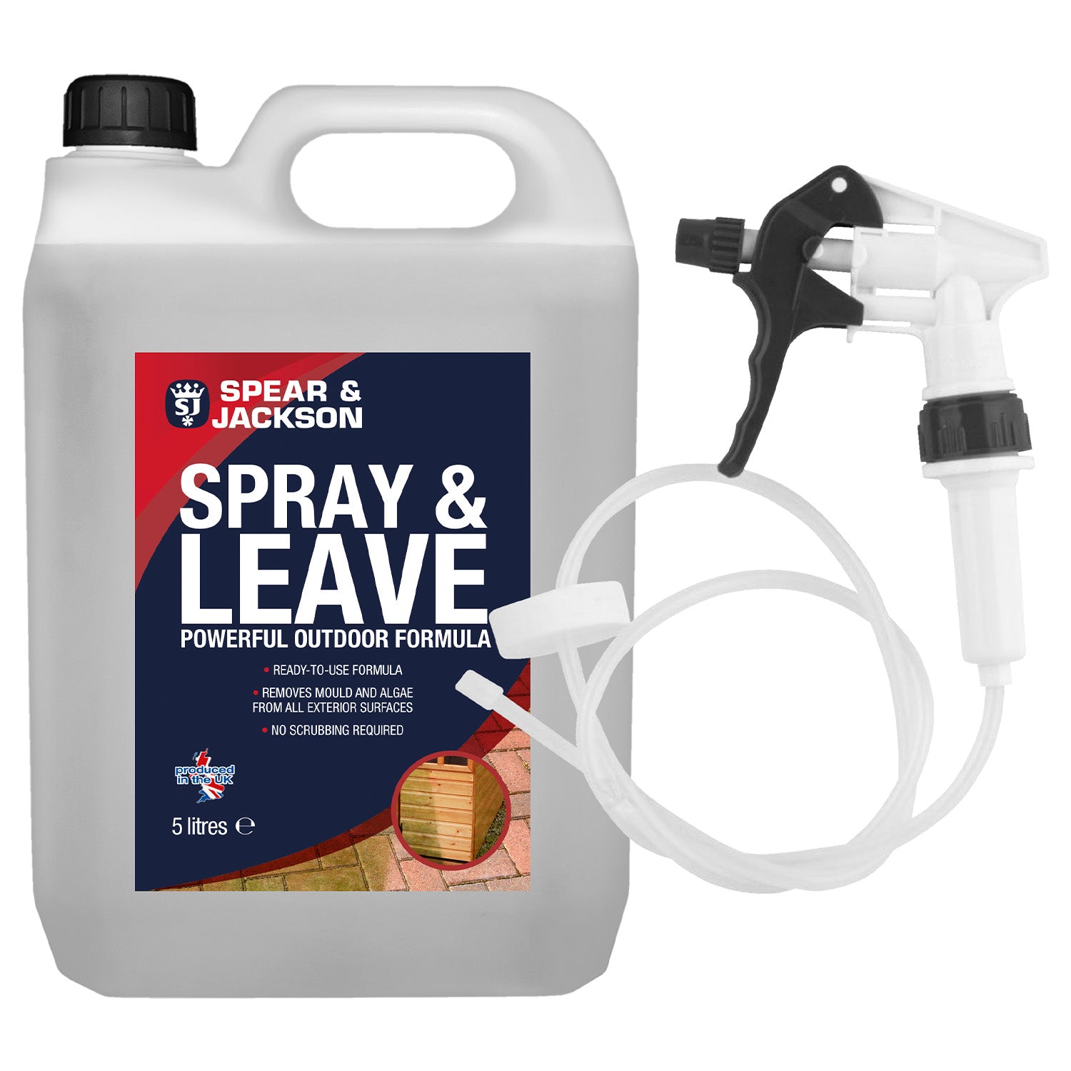 S&J Spray and Leave RTU 5L with Long Hose Trigger