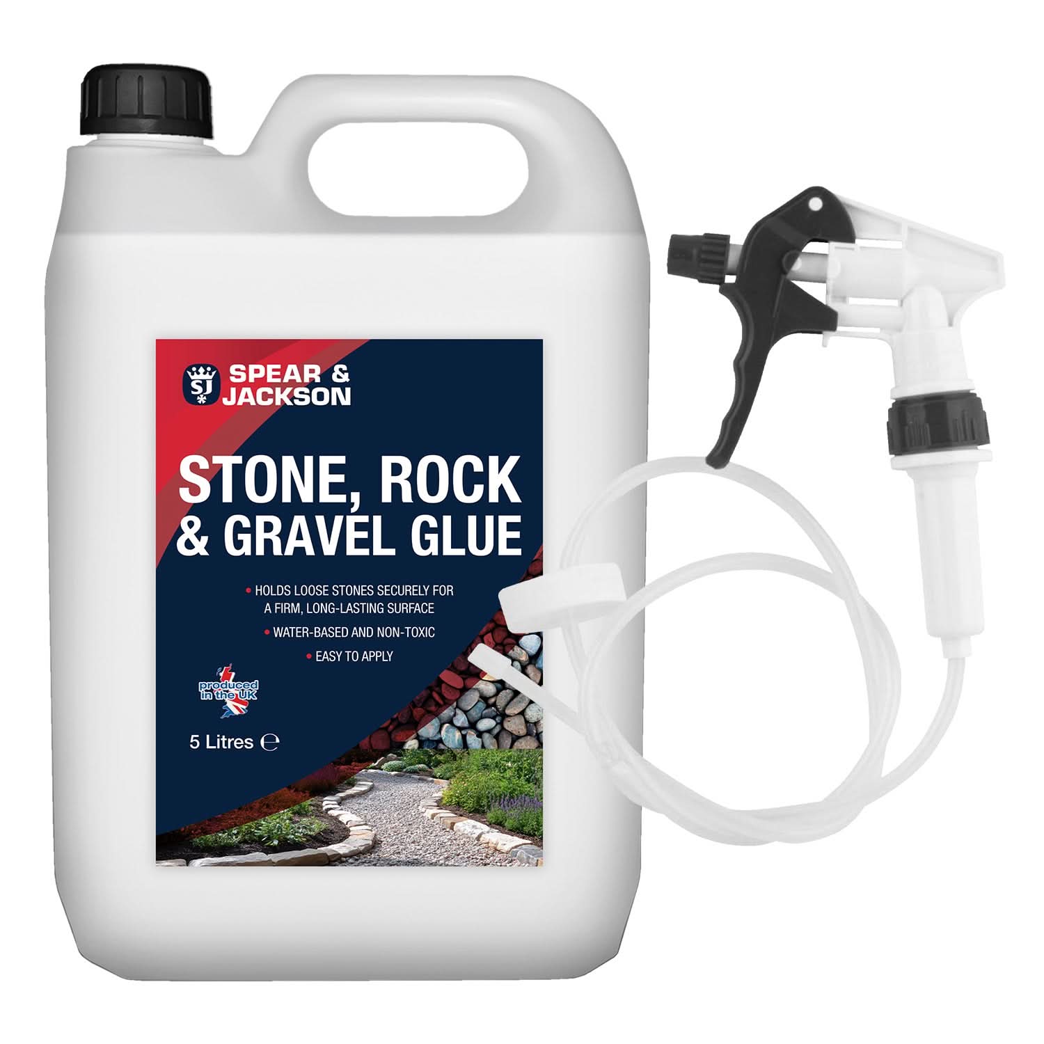 Spear & Jackson Stone, Rock & Gravel Glue - Ready to Use