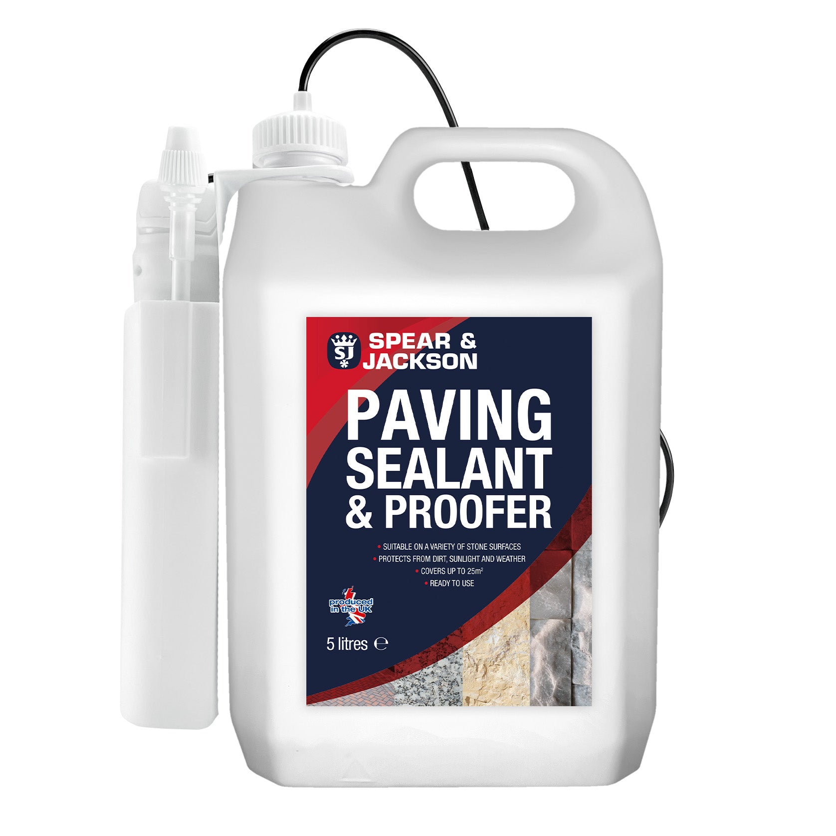 Spear & Jackson Paving Sealant & Proofer - with Long Hose Trigger